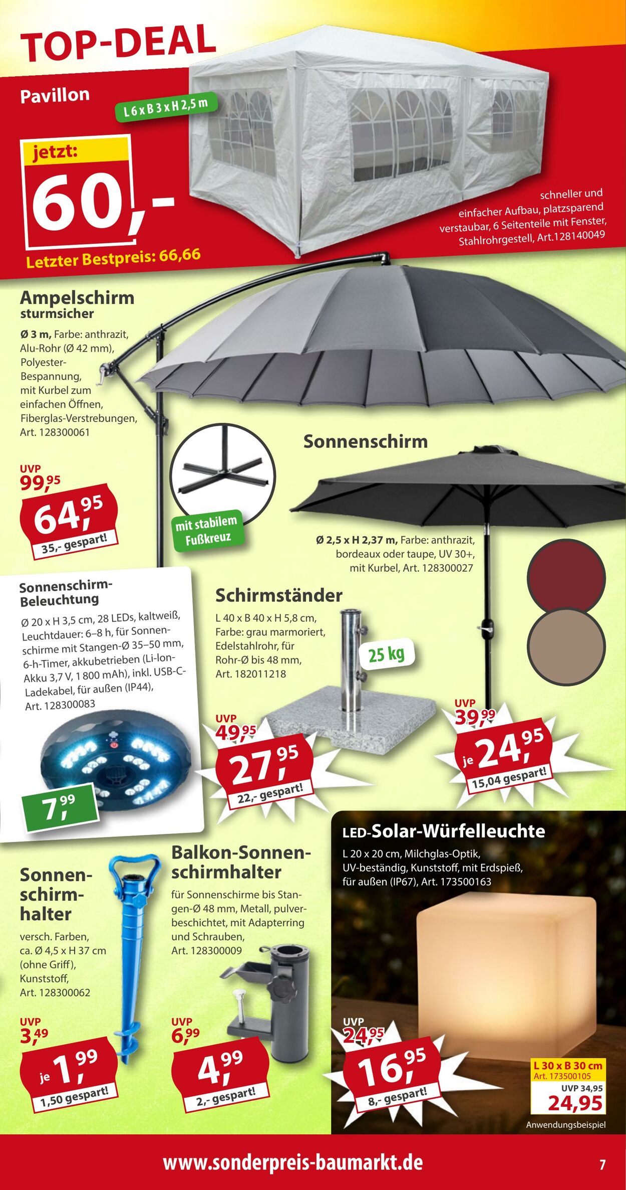 Prospekt Sonderpreis Baumarkt 02.05.2026 - 16.05.2026
