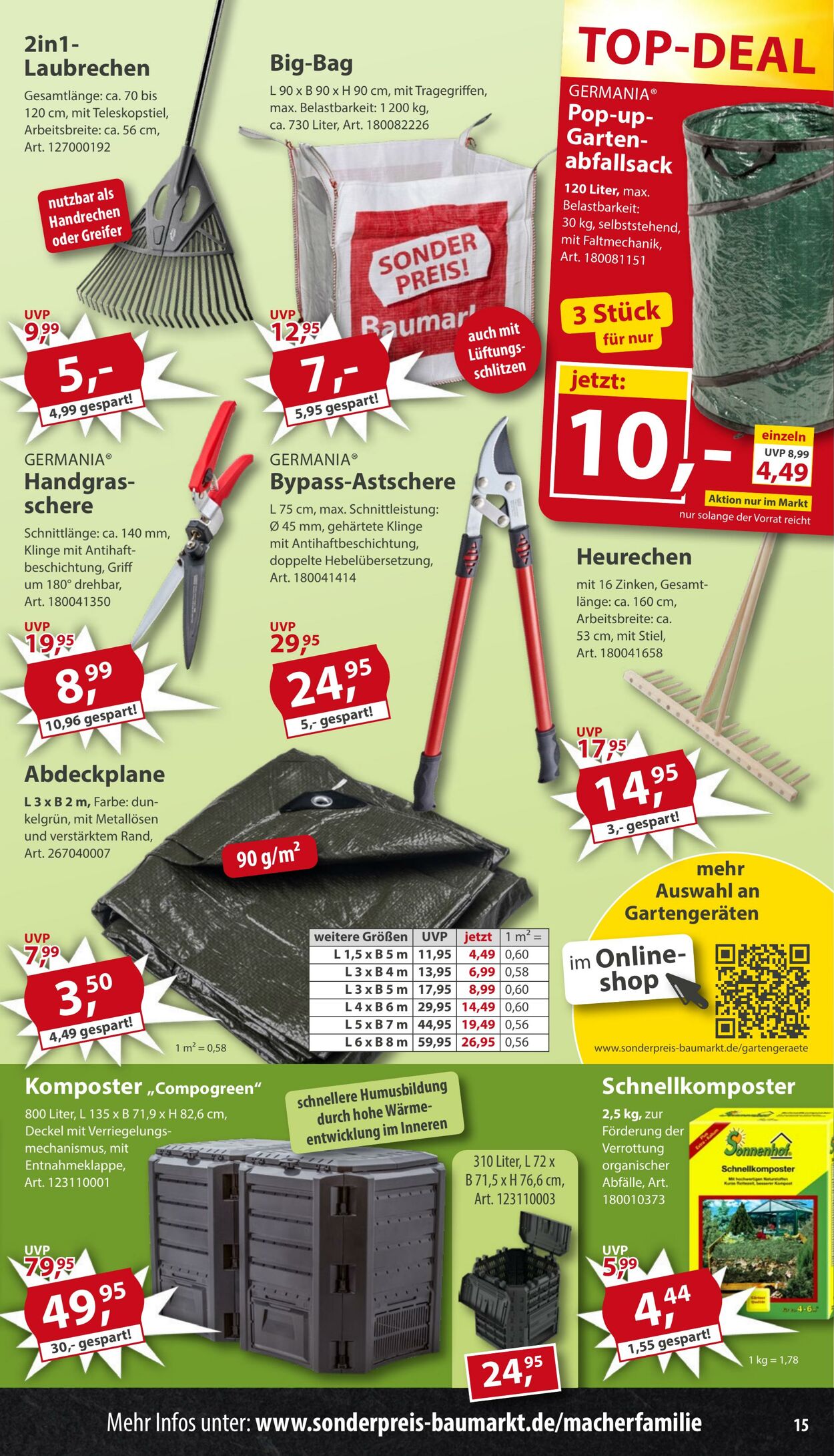 Prospekt Sonderpreis Baumarkt 02.05.2026 - 16.05.2026