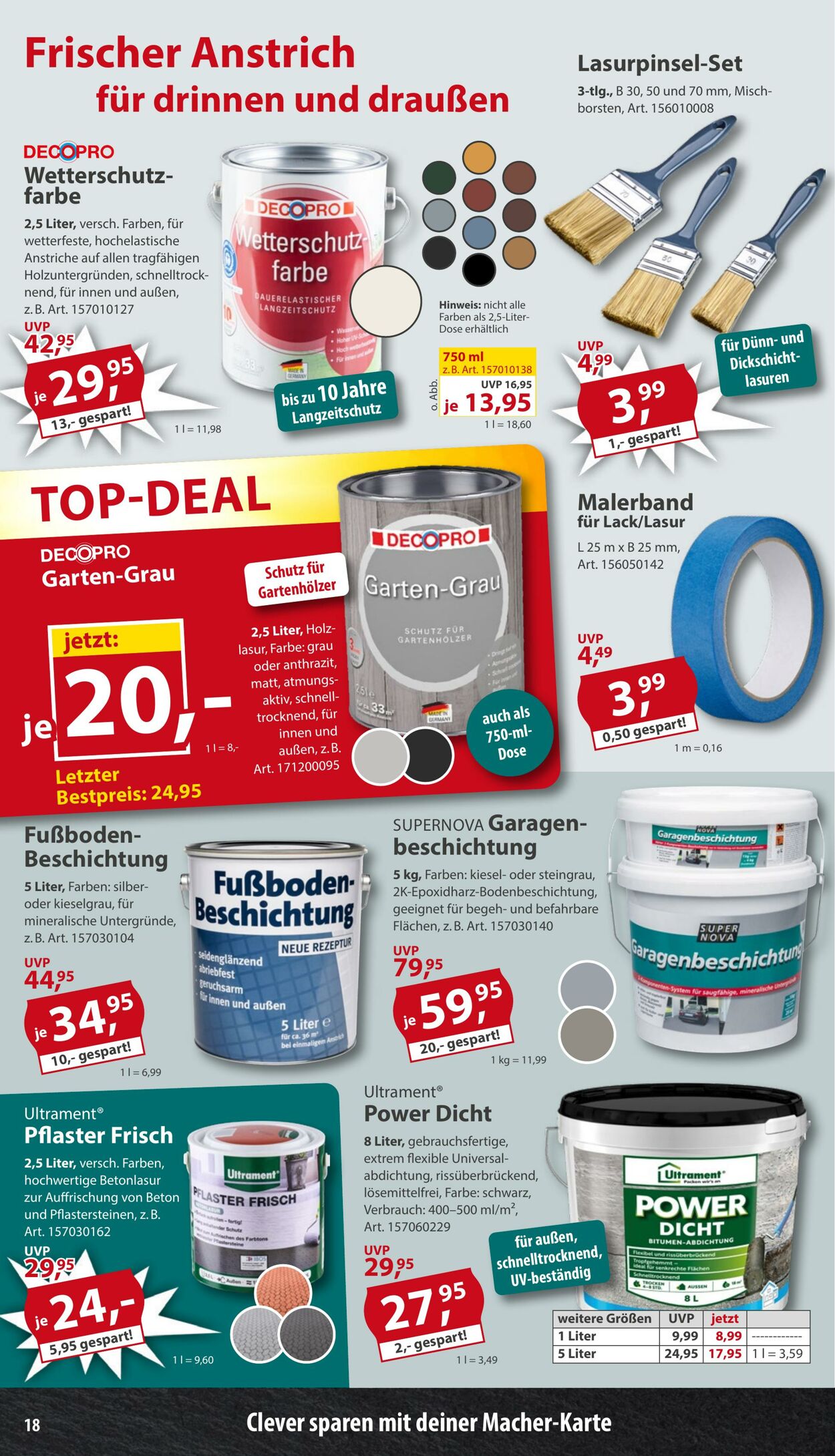 Prospekt Sonderpreis Baumarkt 02.05.2026 - 16.05.2026