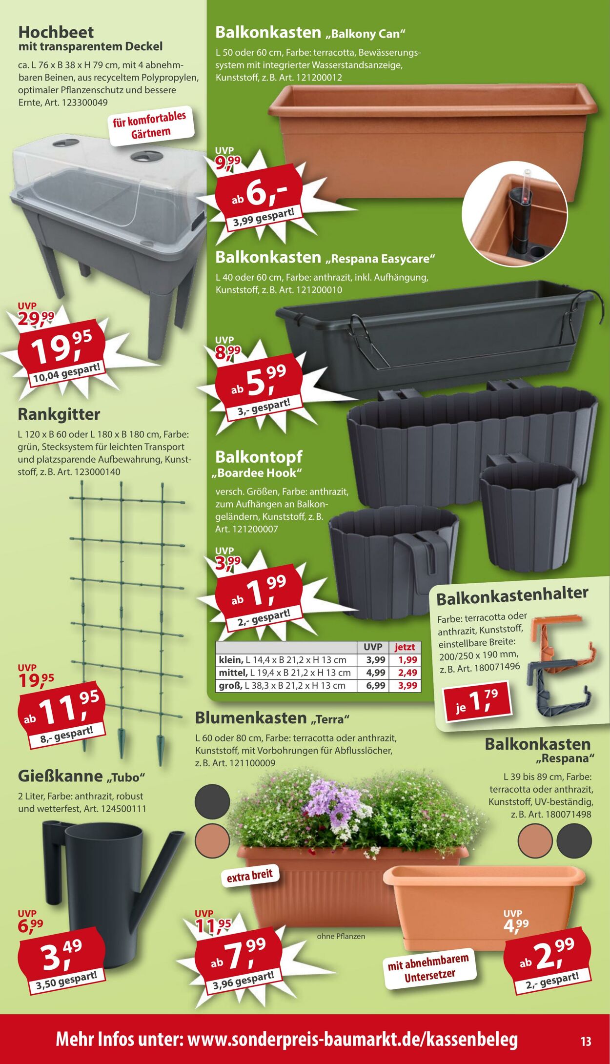 Prospekt Sonderpreis Baumarkt 02.05.2026 - 16.05.2026