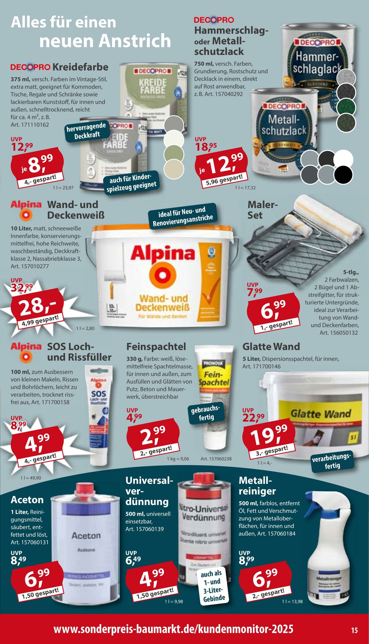 Prospekt Sonderpreis Baumarkt 09.05.2026 - 23.05.2026