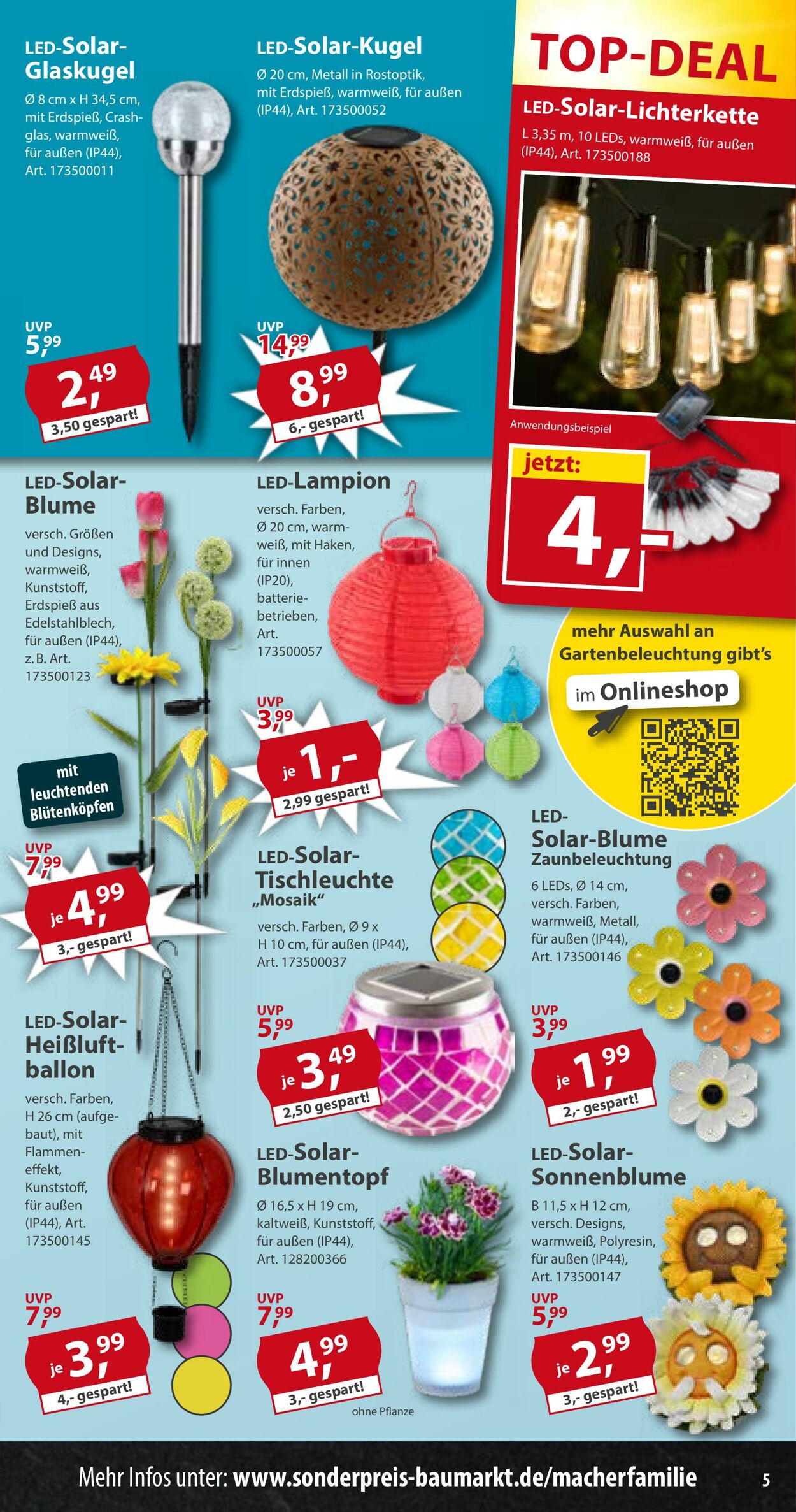 Prospekt Sonderpreis Baumarkt 09.05.2026 - 23.05.2026