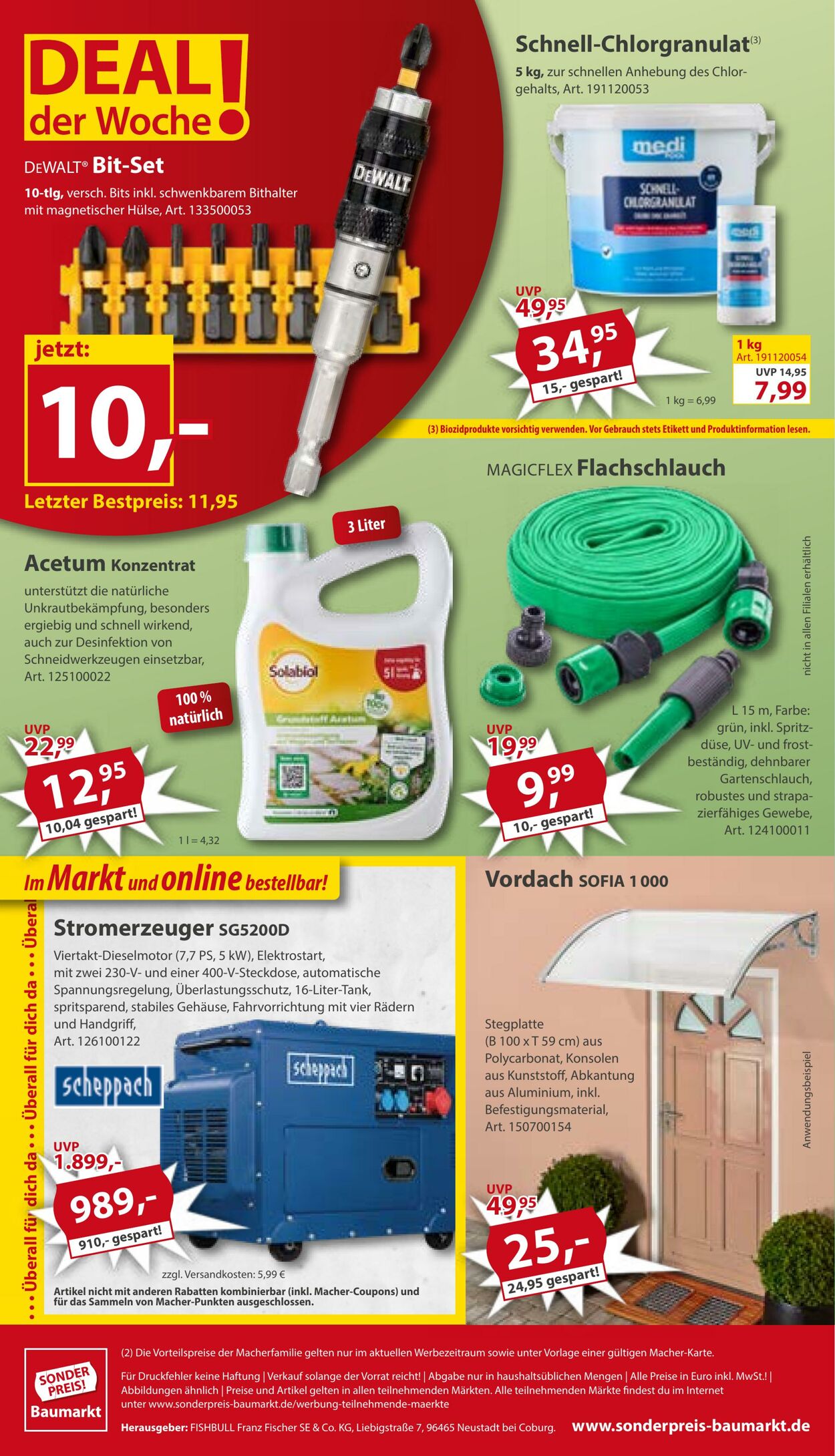 Prospekt Sonderpreis Baumarkt 09.05.2026 - 23.05.2026