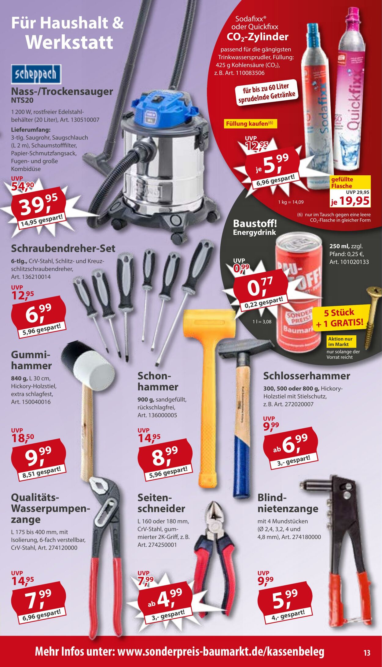 Prospekt Sonderpreis Baumarkt 09.05.2026 - 23.05.2026