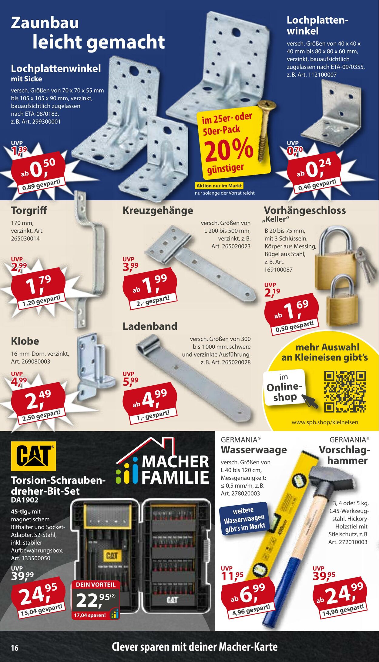 Prospekt Sonderpreis Baumarkt 09.05.2026 - 23.05.2026