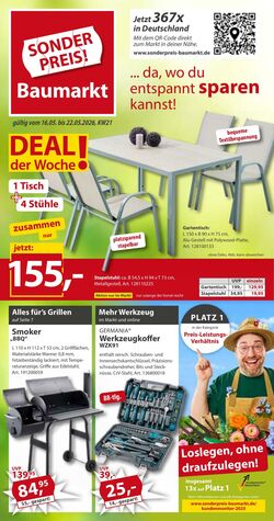 Prospekt Sonderpreis Baumarkt 09.05.2026 - 23.05.2026