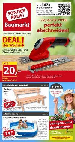 Prospekt Sonderpreis Baumarkt 16.05.2026 - 30.05.2026