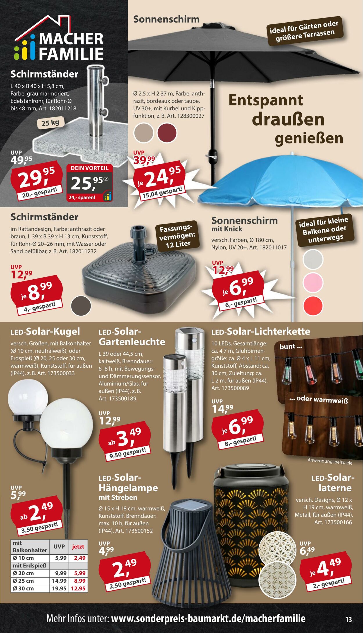Prospekt Sonderpreis Baumarkt 23.05.2026 - 06.06.2026