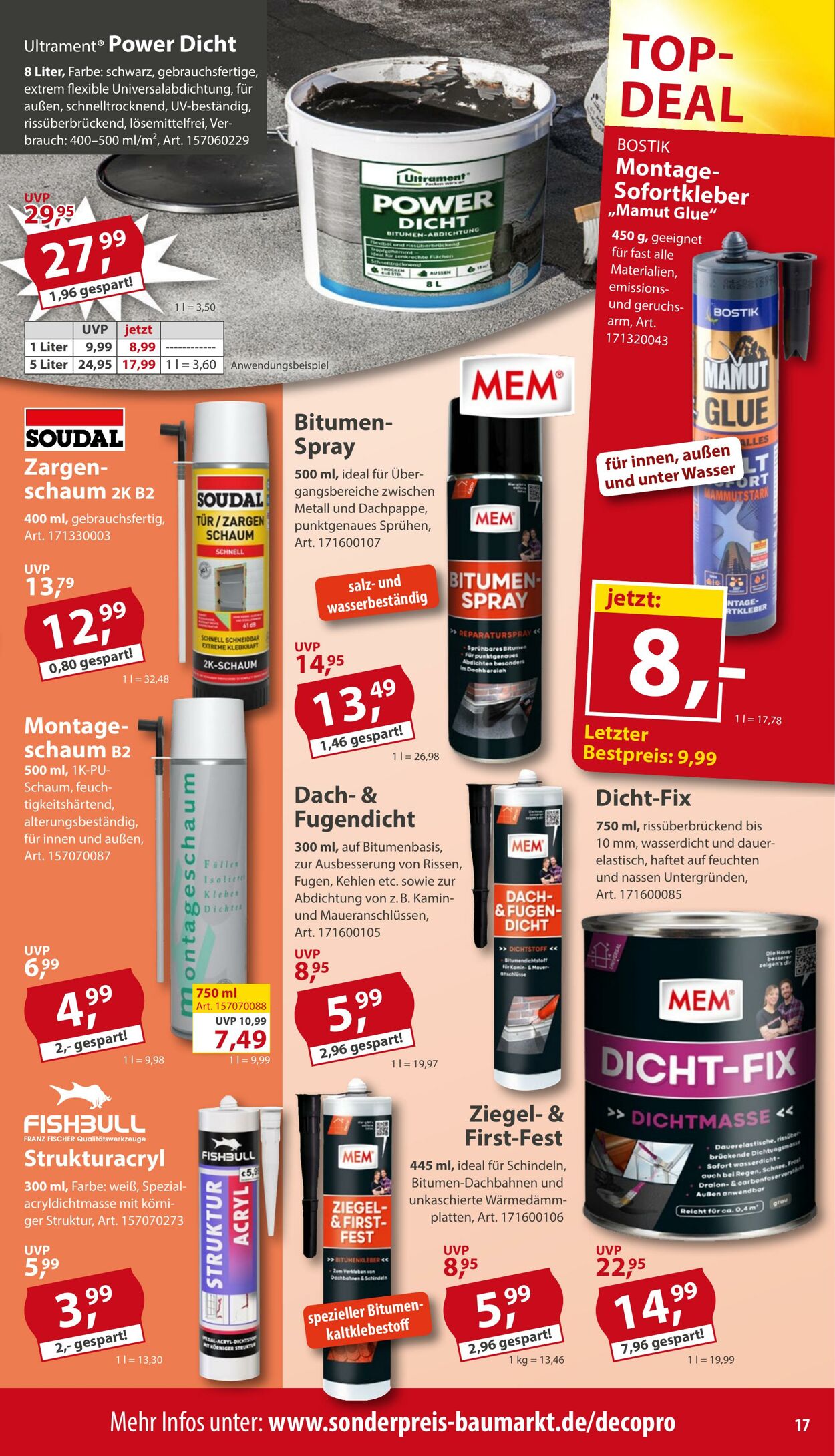 Prospekt Sonderpreis Baumarkt 23.05.2026 - 06.06.2026