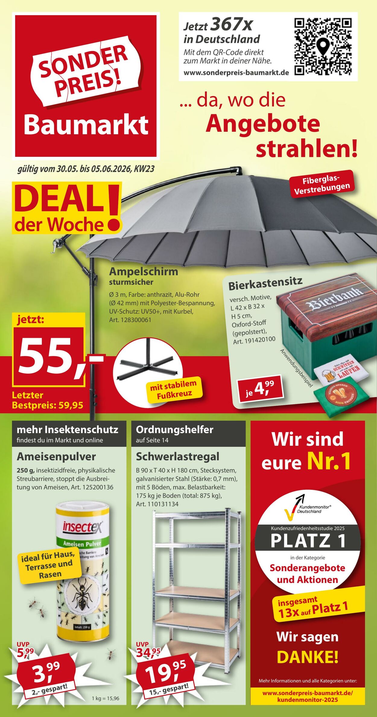 Prospekt Sonderpreis Baumarkt 23.05.2026 - 06.06.2026