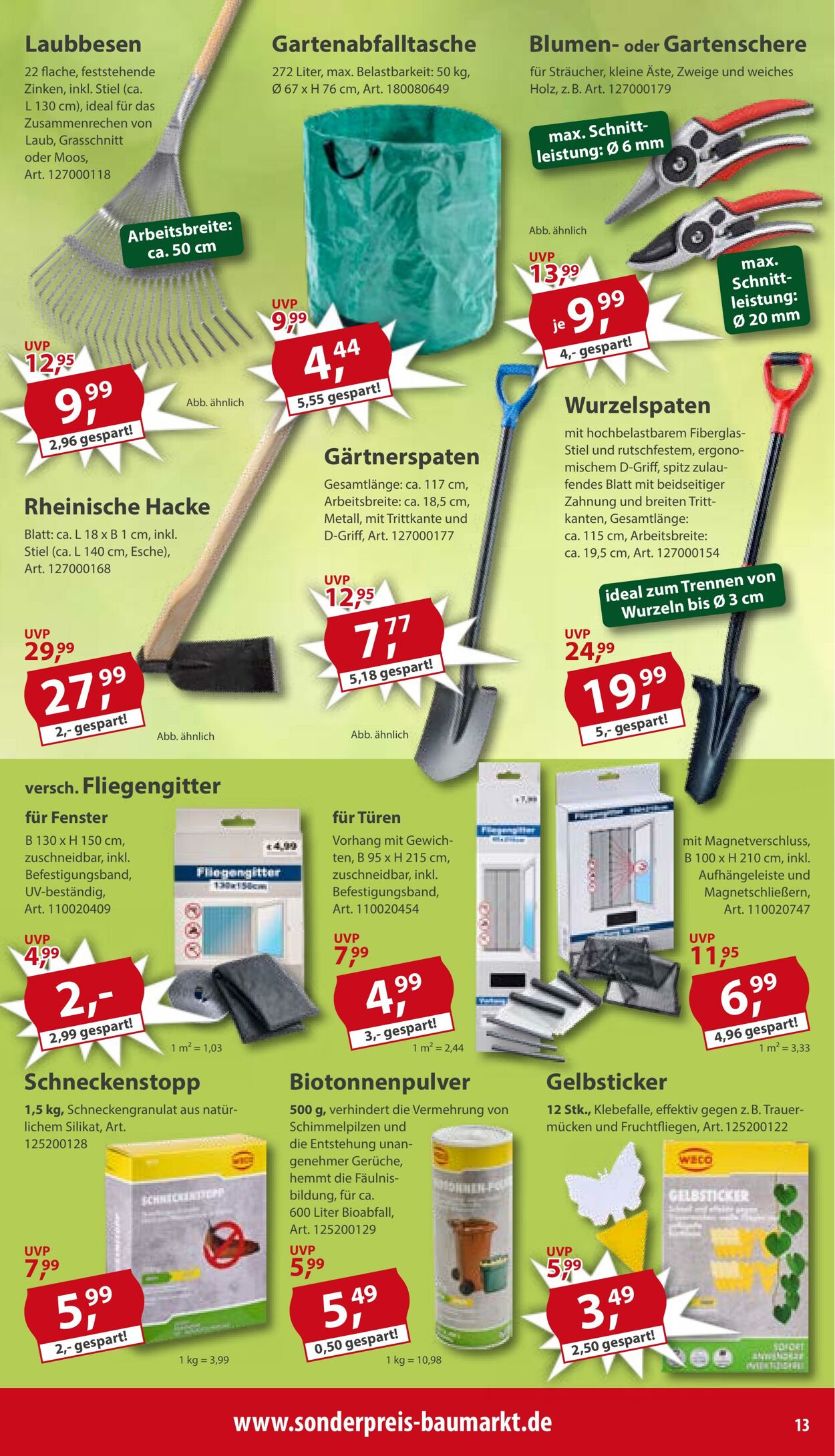 Prospekt Sonderpreis Baumarkt 30.05.2026 - 13.06.2026