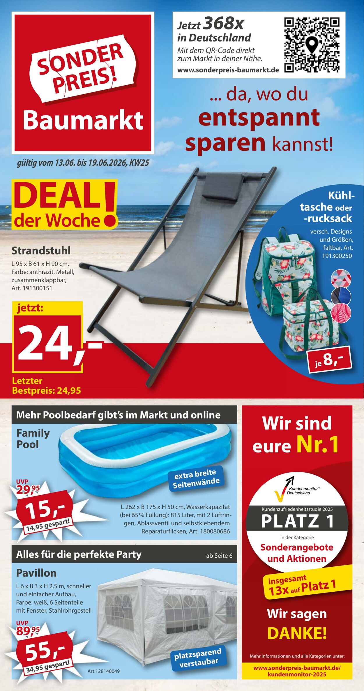 Prospekt Sonderpreis Baumarkt 06.06.2026 - 20.06.2026