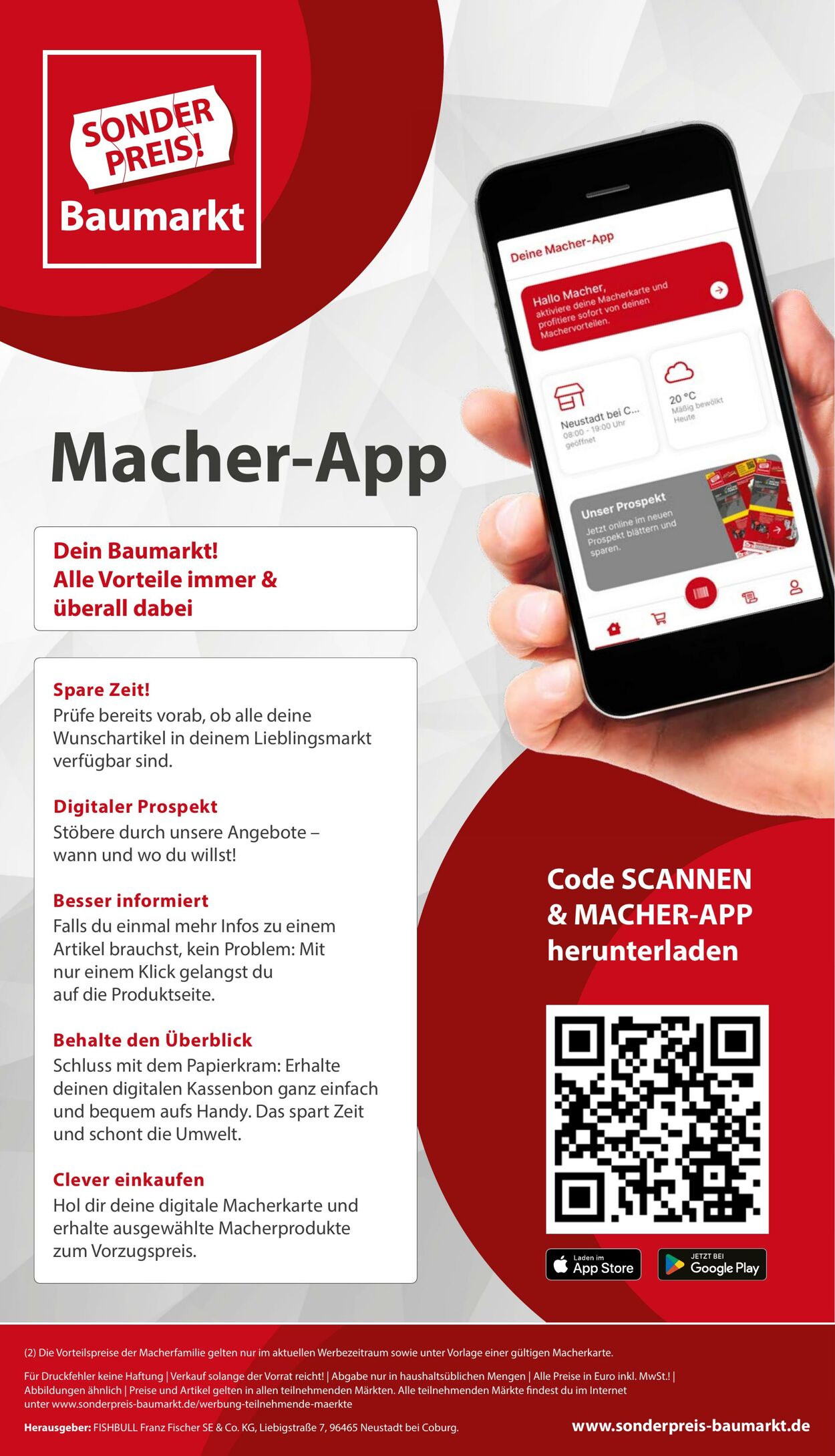 Prospekt Sonderpreis Baumarkt 06.06.2026 - 20.06.2026