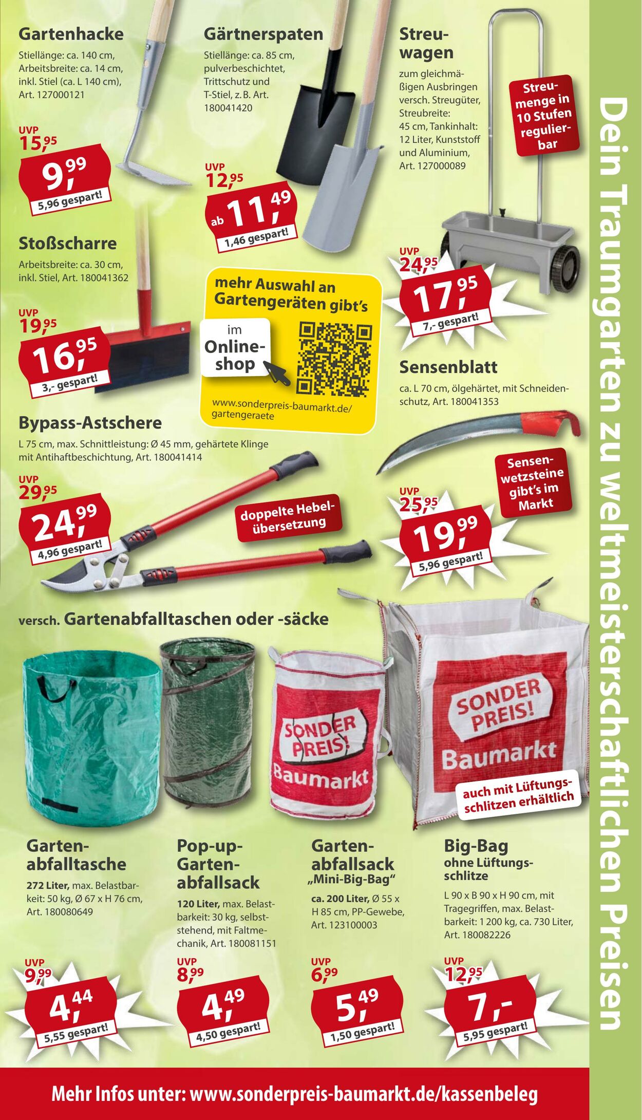Prospekt Sonderpreis Baumarkt 06.06.2026 - 20.06.2026