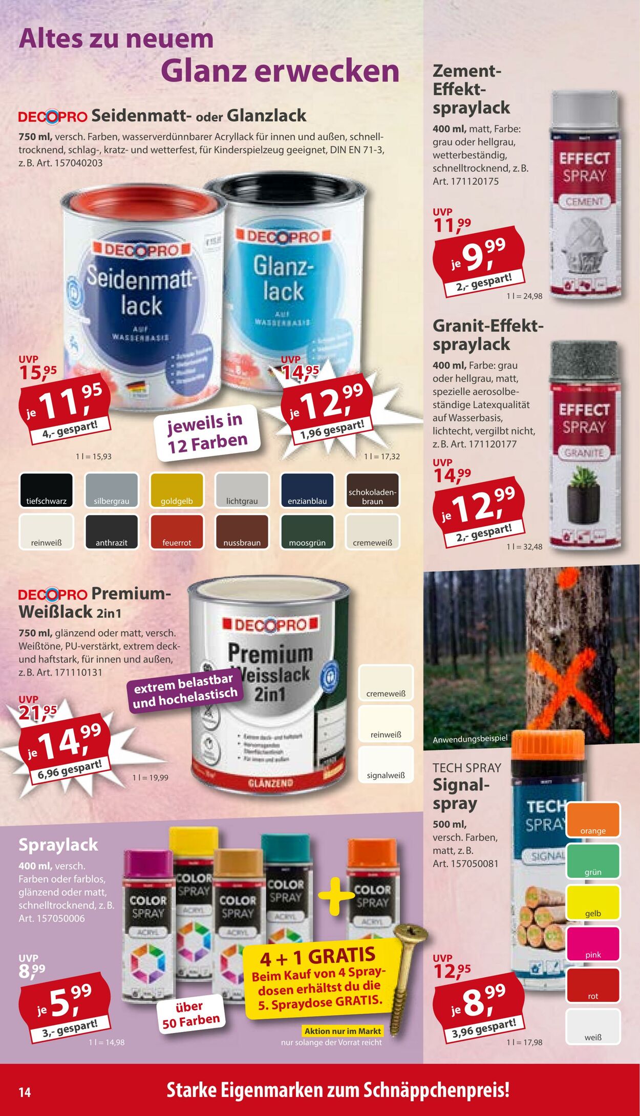 Prospekt Sonderpreis Baumarkt 20.06.2026 - 04.07.2026
