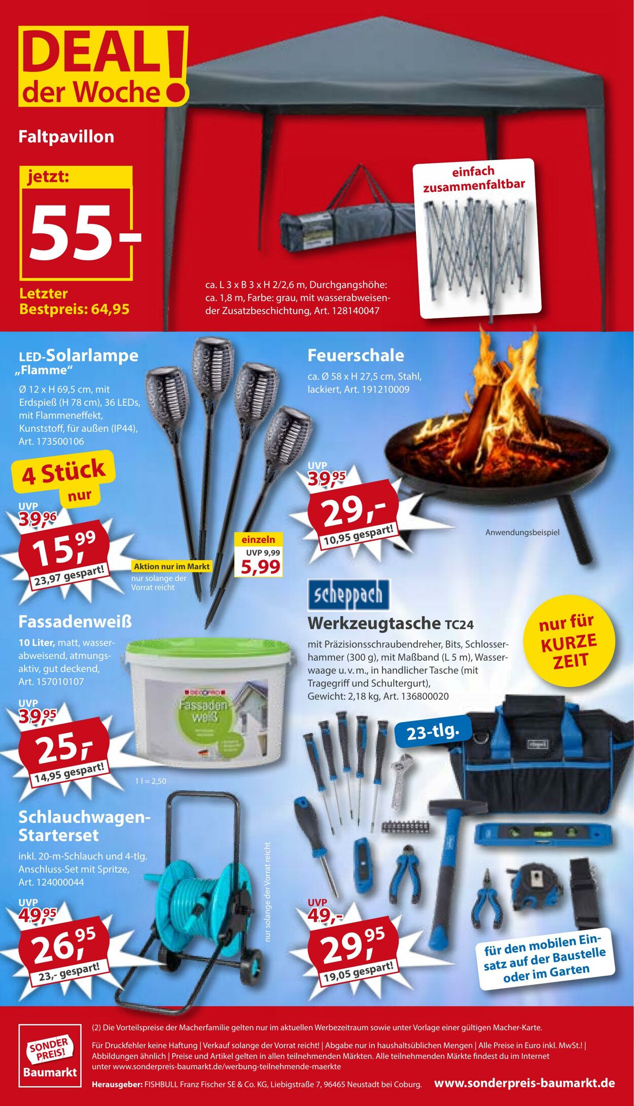 Prospekt Sonderpreis Baumarkt 20.06.2026 - 04.07.2026
