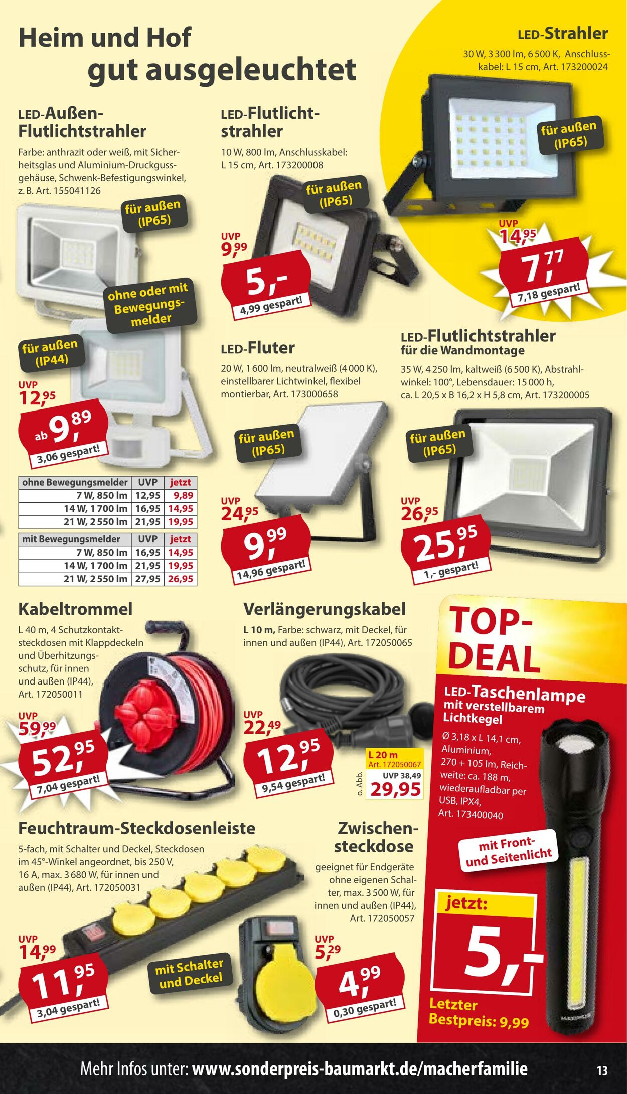 Prospekt Sonderpreis Baumarkt 20.06.2026 - 04.07.2026