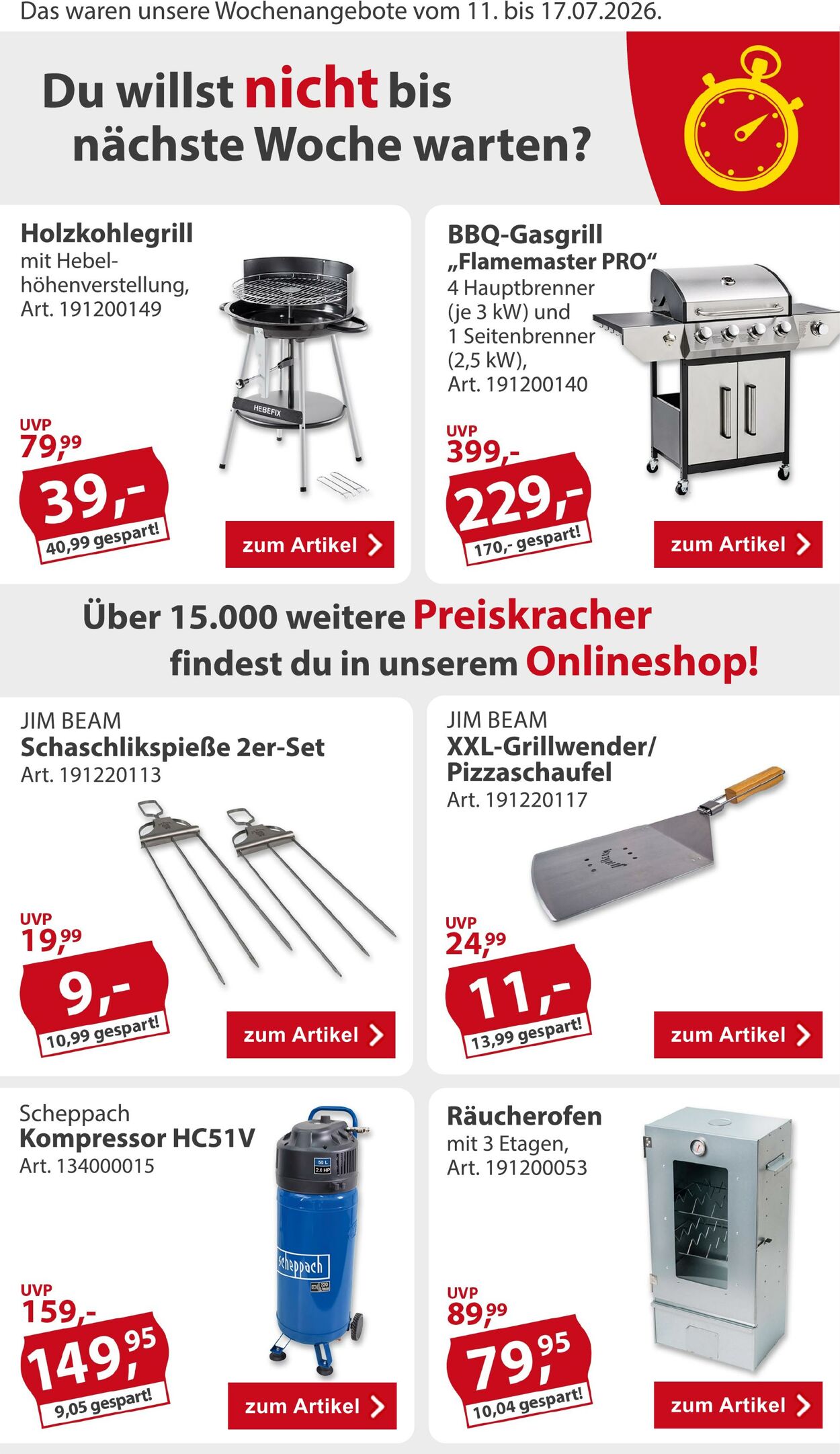 Prospekt Sonderpreis Baumarkt 04.07.2026 - 18.07.2026