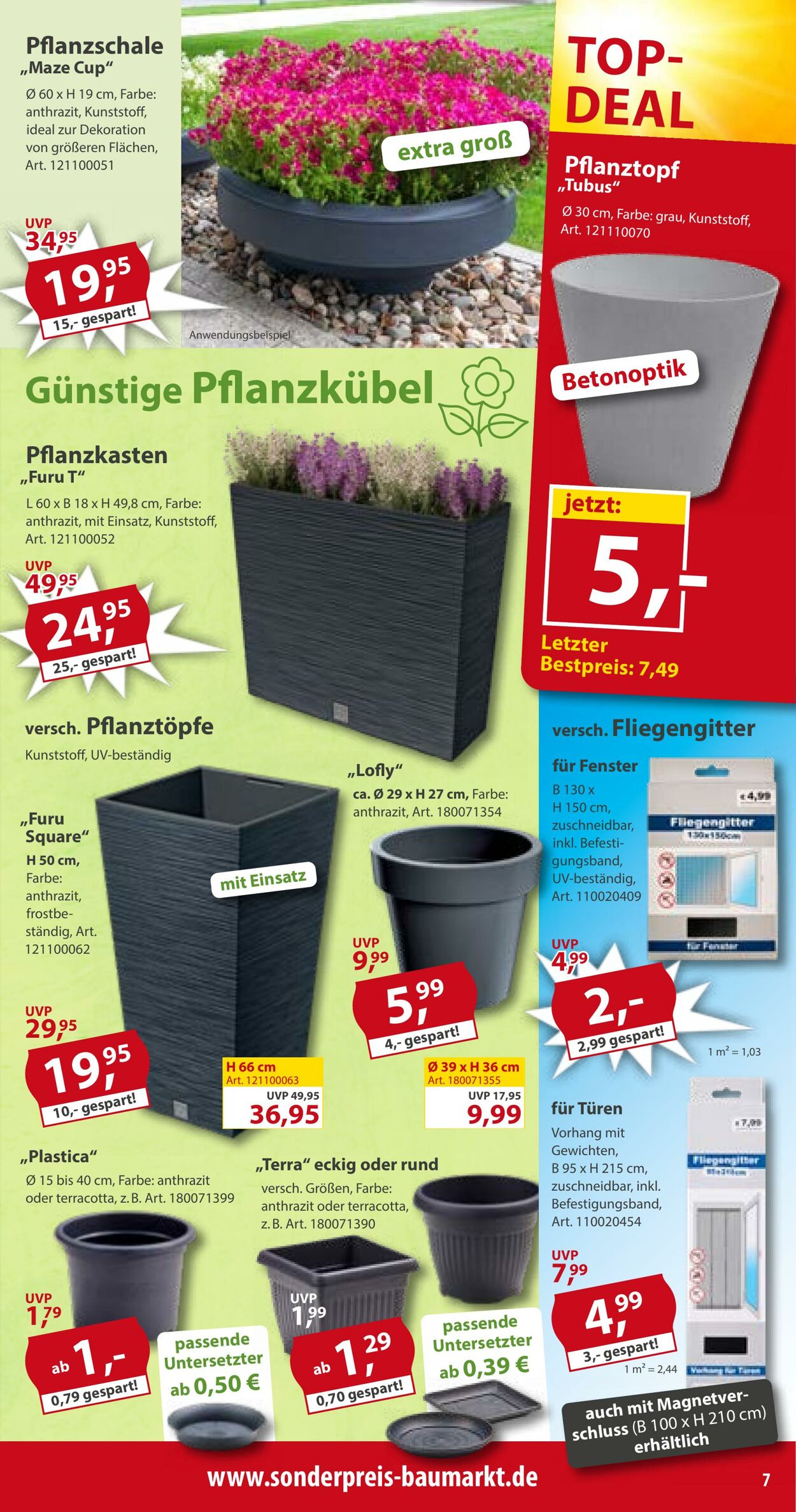 Prospekt Sonderpreis Baumarkt 11.07.2026 - 25.07.2026