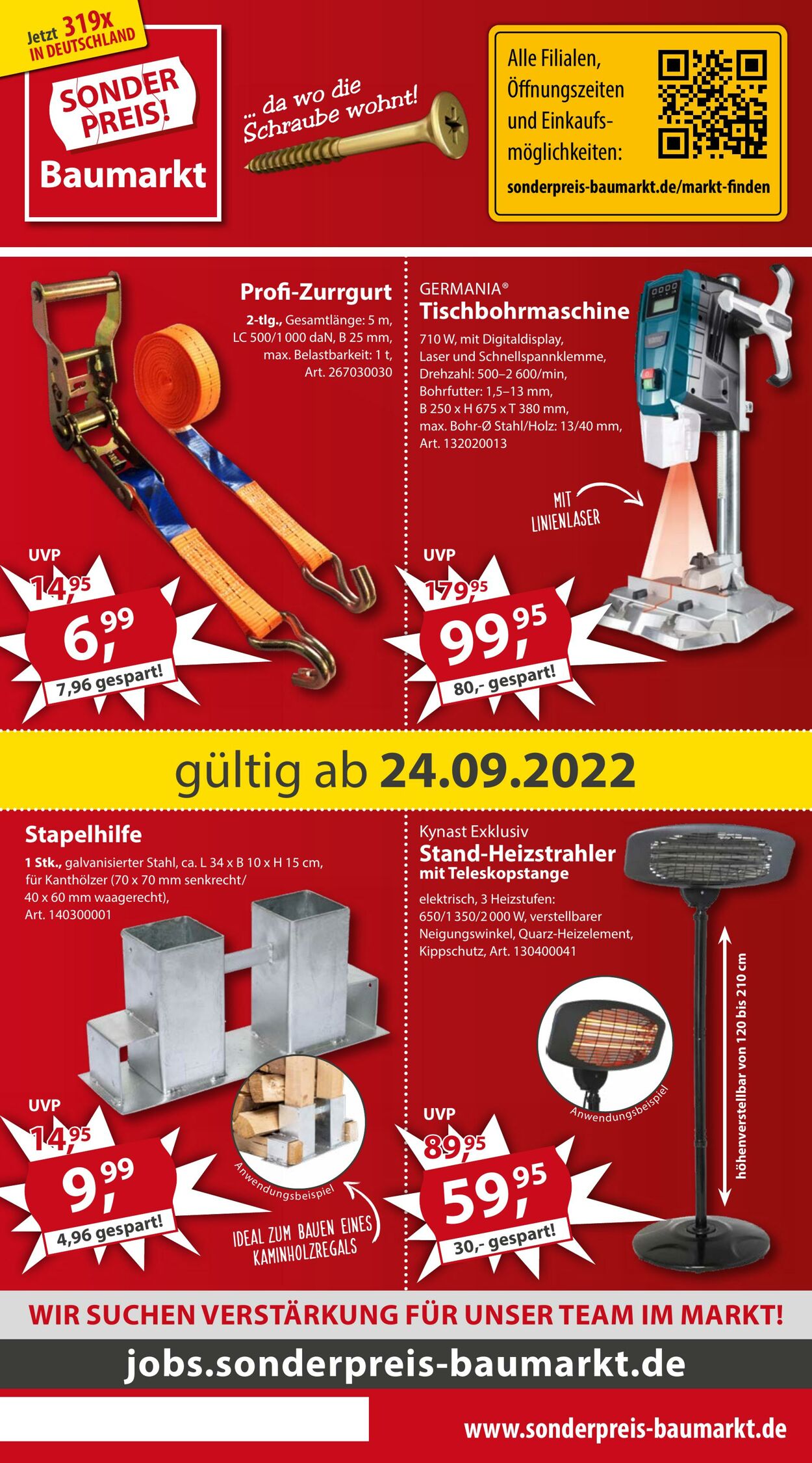 Prospekt Sonderpreis Baumarkt 24.09.2022 - 30.09.2022