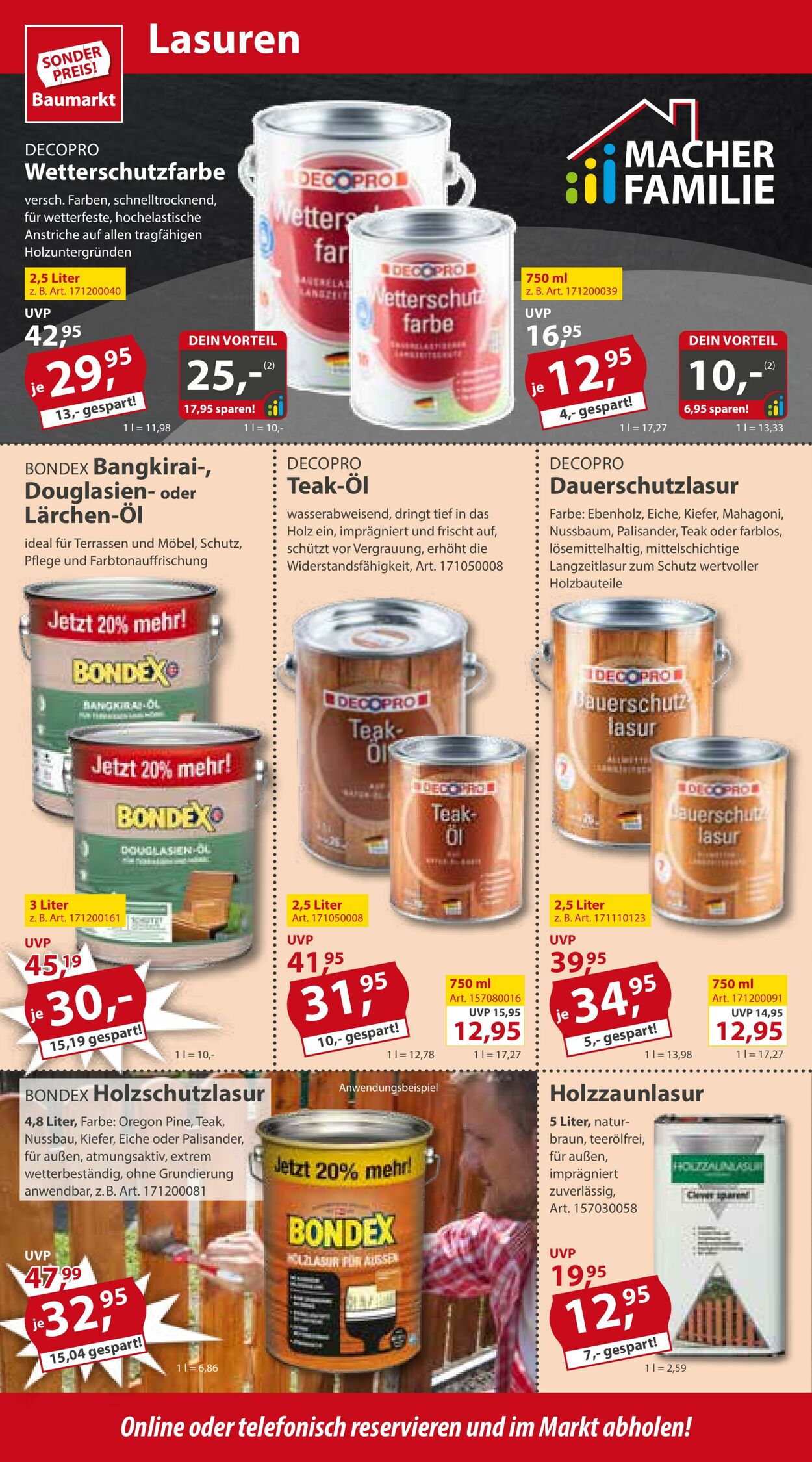 Prospekt Sonderpreis Baumarkt 24.06.2023 - 30.06.2023