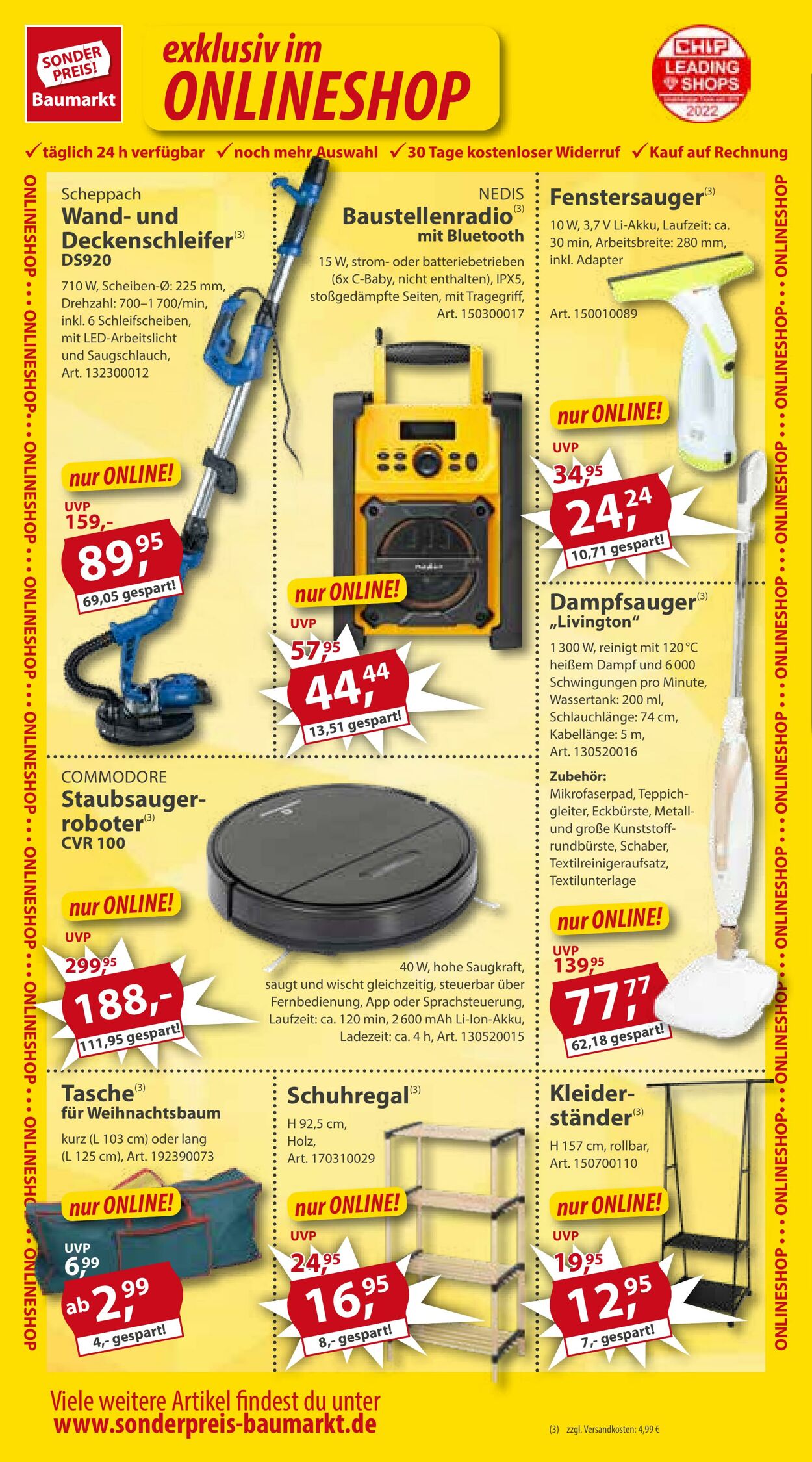 Prospekt Sonderpreis Baumarkt 07.01.2023 - 13.01.2023