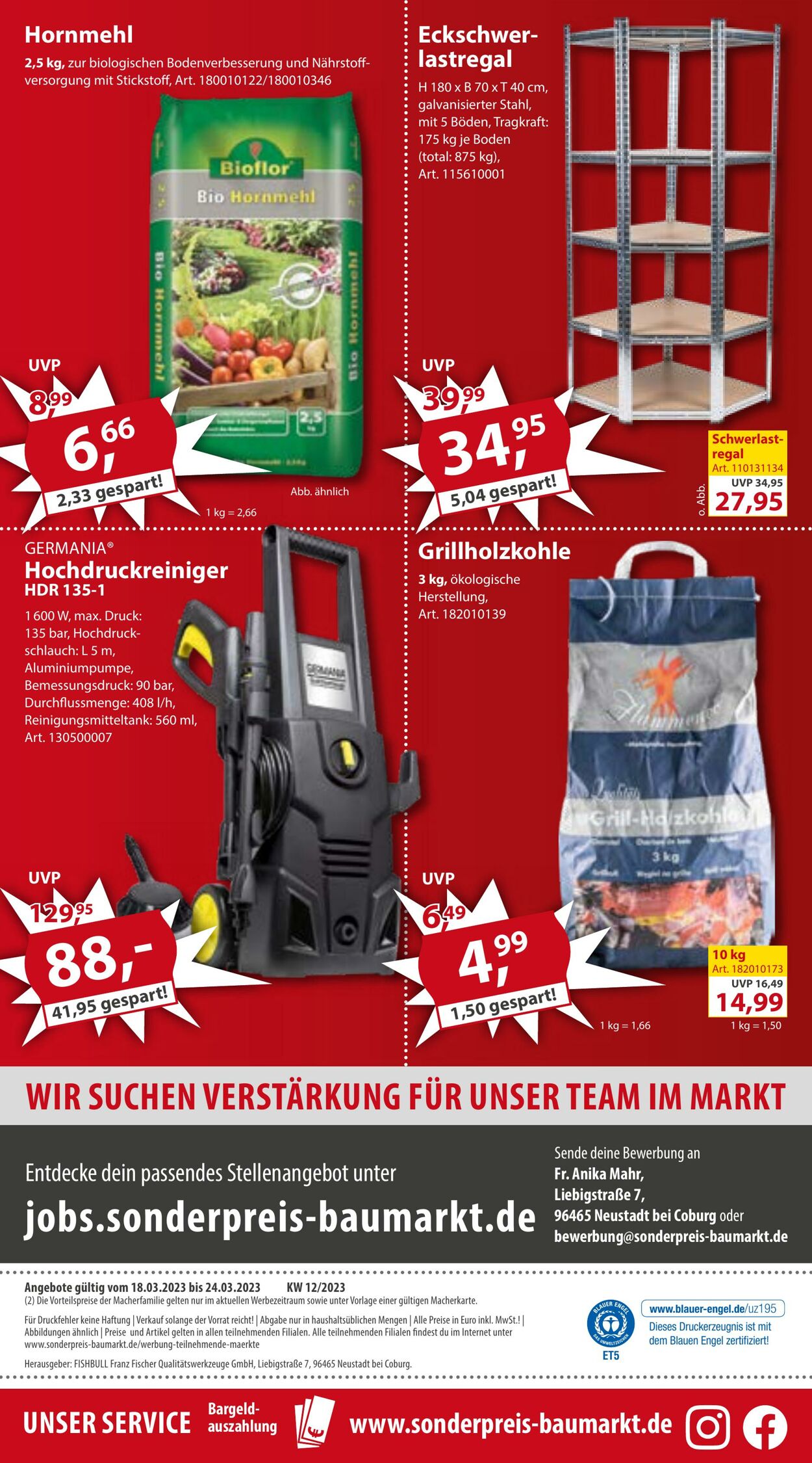 Prospekt Sonderpreis Baumarkt 18.03.2023 - 24.03.2023