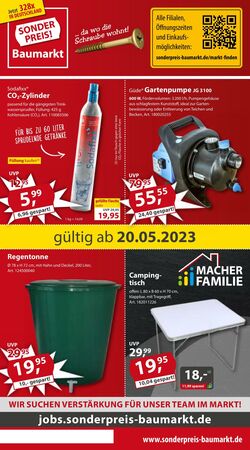 Prospekt Sonderpreis Baumarkt 20.05.2023 - 26.05.2023