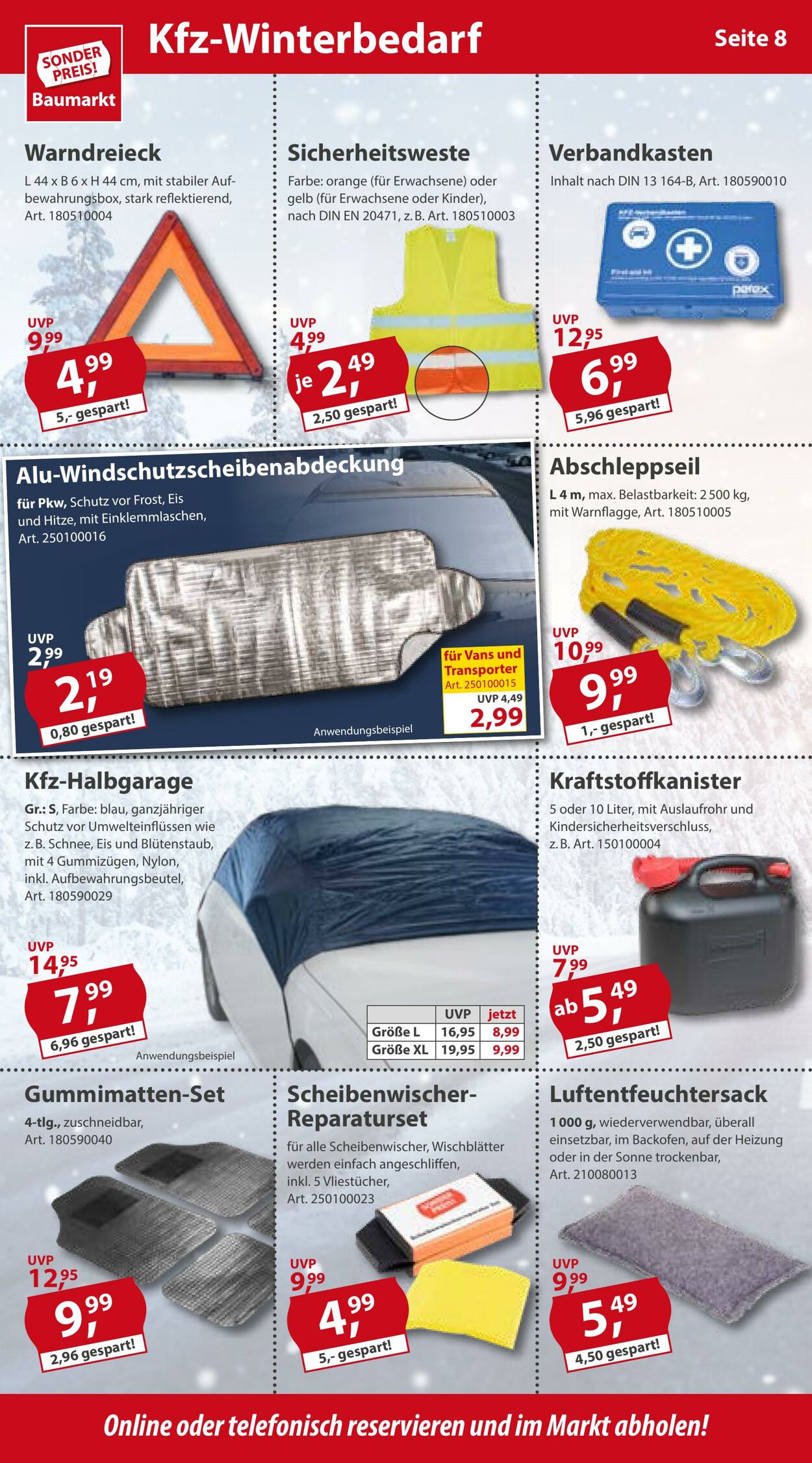 Prospekt Sonderpreis Baumarkt 17.12.2022 - 23.12.2022