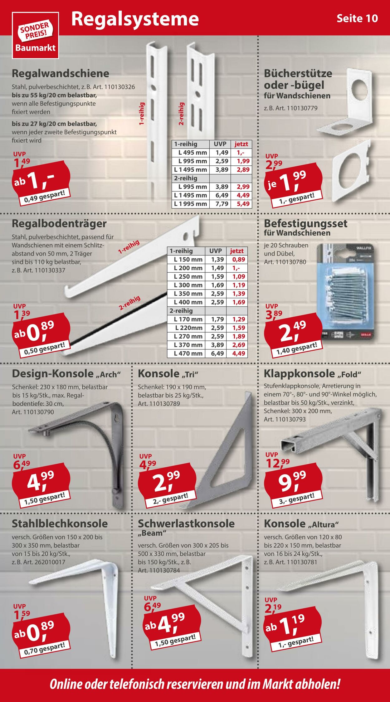 Prospekt Sonderpreis Baumarkt 22.10.2022 - 28.10.2022