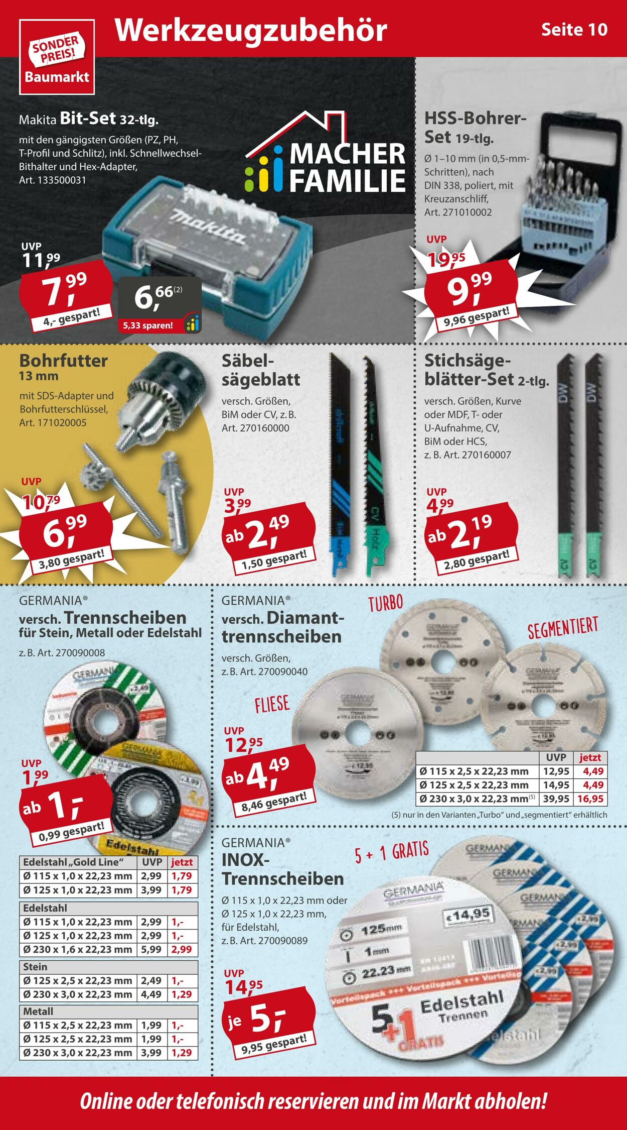 Prospekt Sonderpreis Baumarkt 10.12.2022 - 16.12.2022