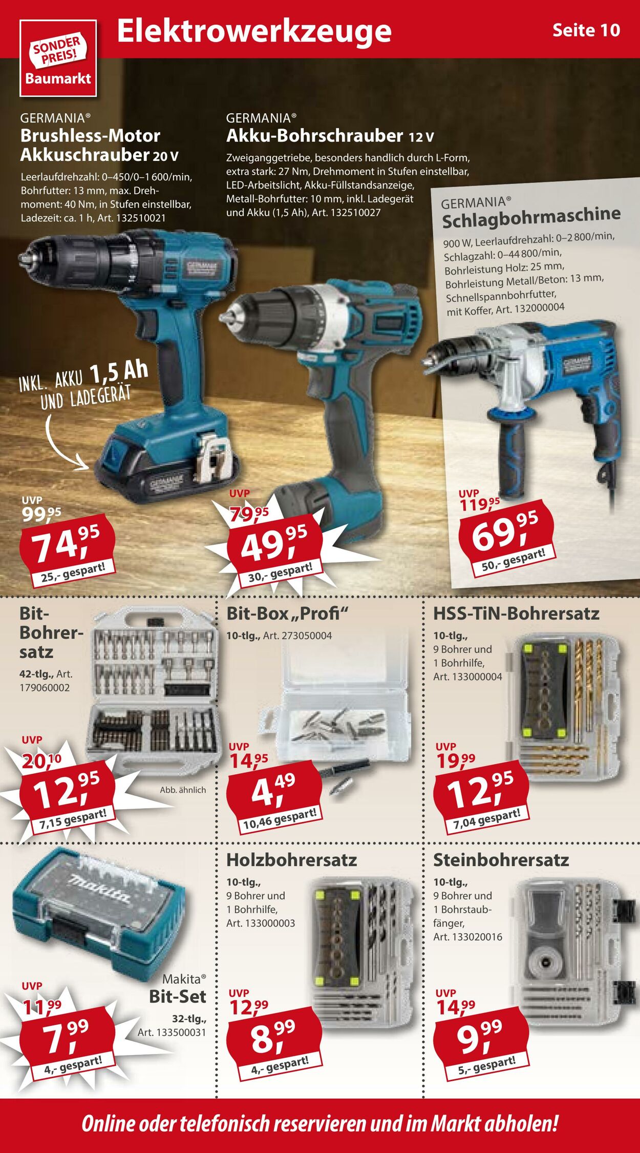 Prospekt Sonderpreis Baumarkt 13.08.2022 - 19.08.2022