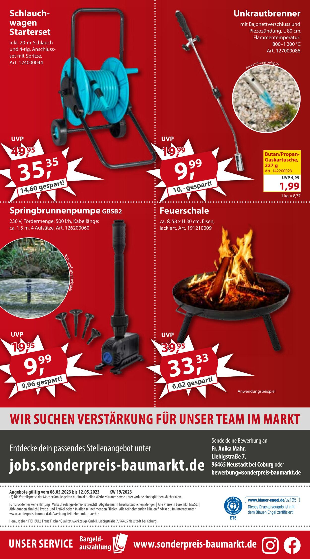 Prospekt Sonderpreis Baumarkt 06.05.2023 - 12.05.2023