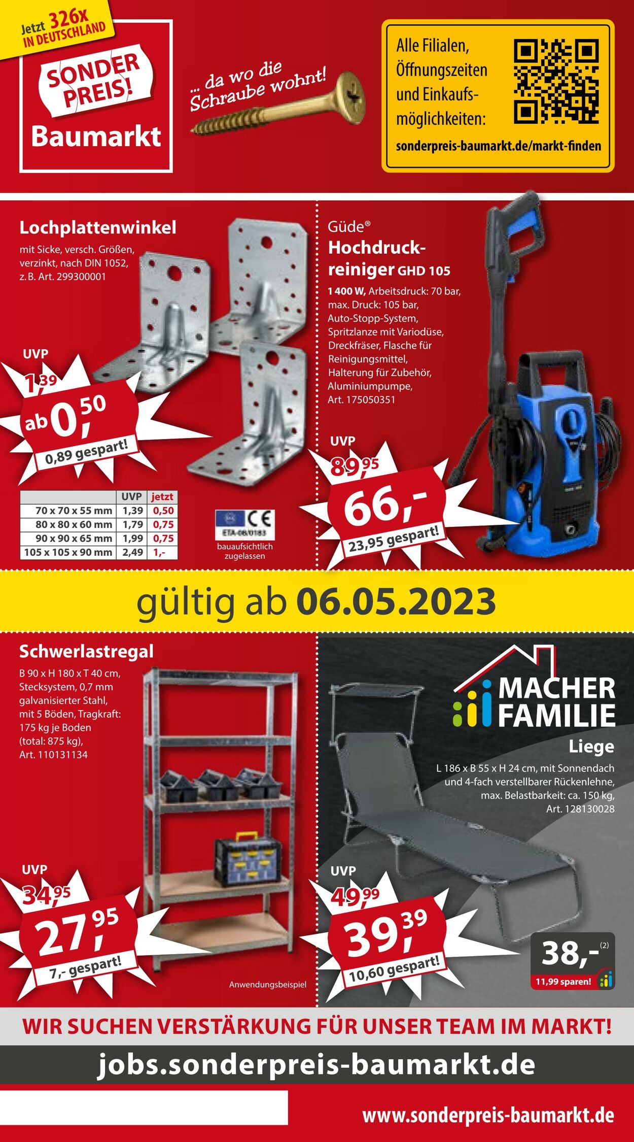 Prospekt Sonderpreis Baumarkt 06.05.2023 - 12.05.2023