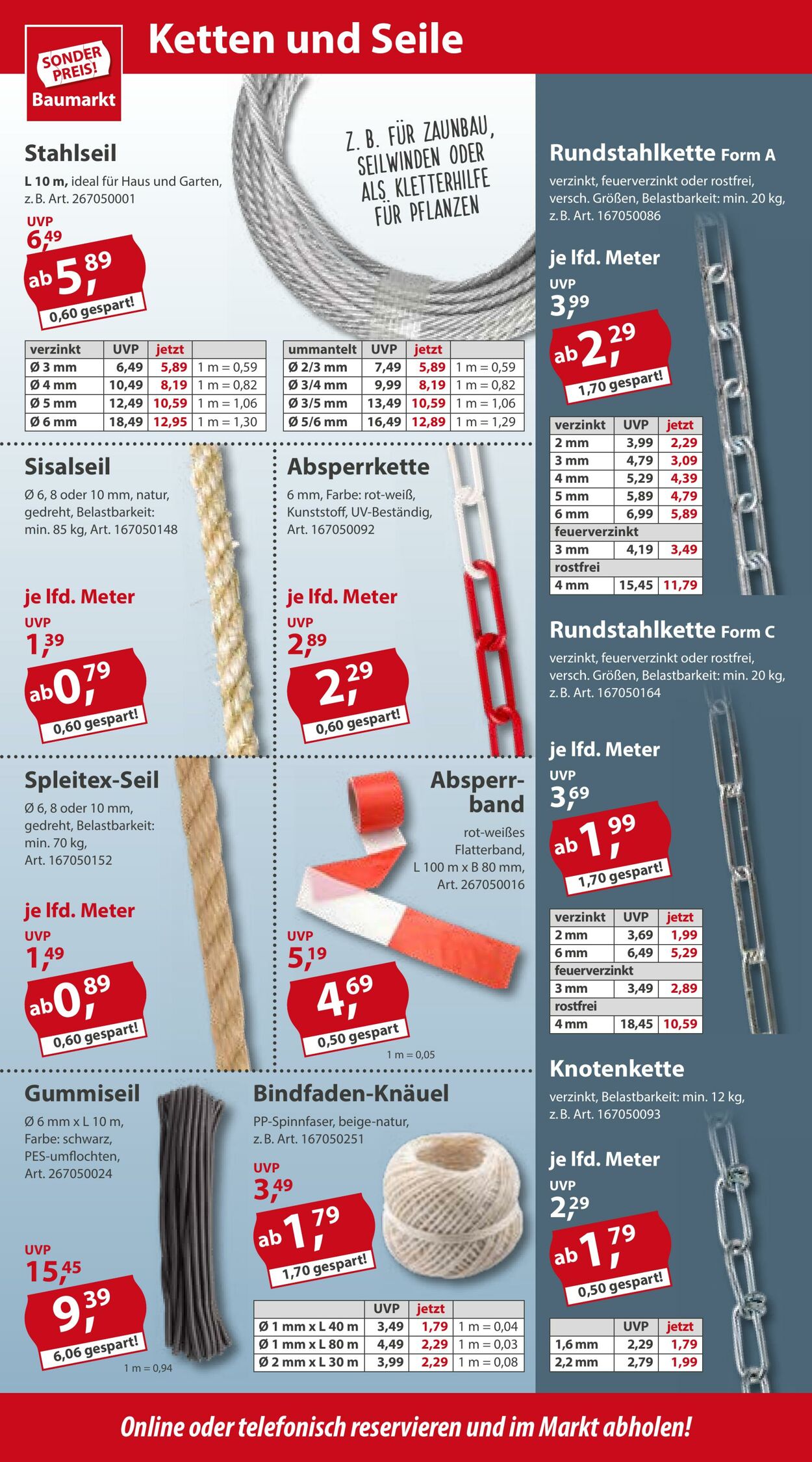 Prospekt Sonderpreis Baumarkt 08.04.2023 - 14.04.2023