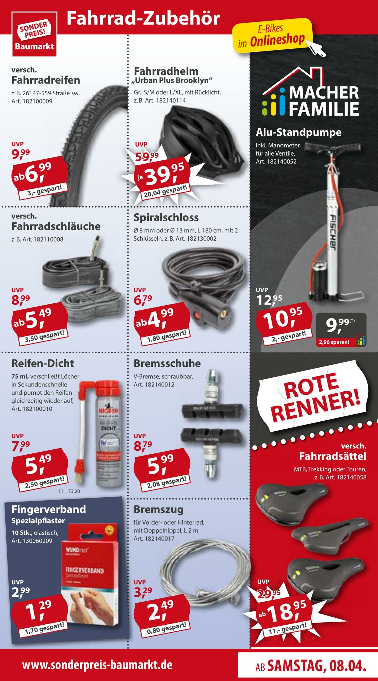 Prospekt Sonderpreis Baumarkt 08.04.2023 - 14.04.2023