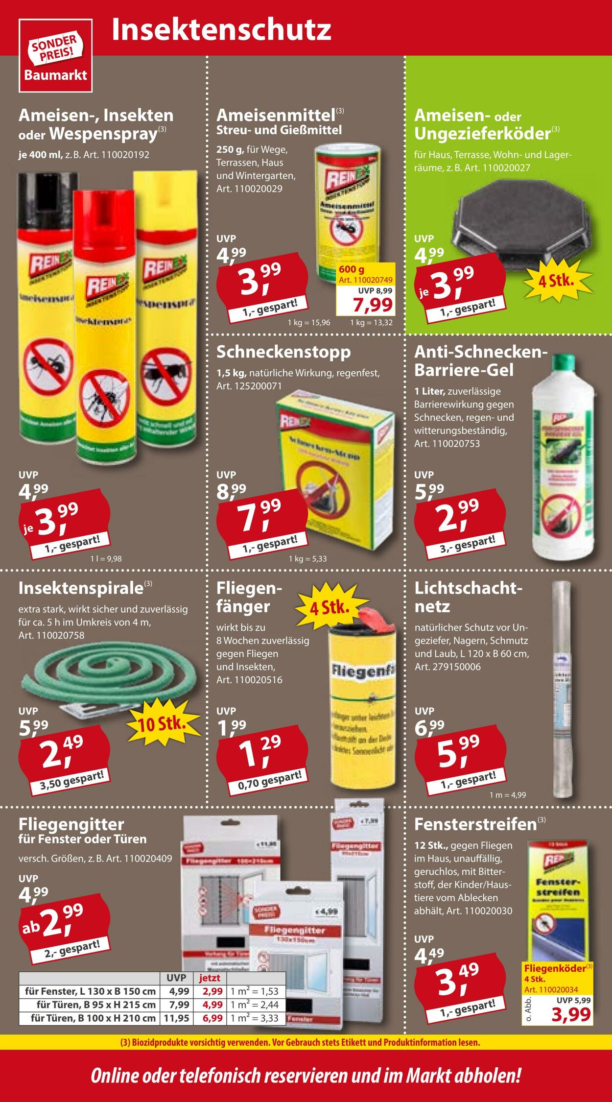 Prospekt Sonderpreis Baumarkt 03.06.2023 - 09.06.2023