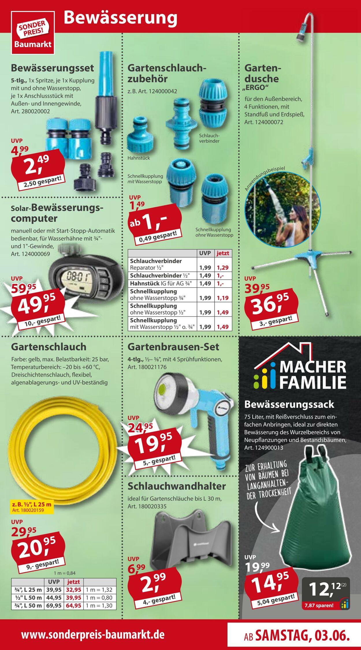 Prospekt Sonderpreis Baumarkt 03.06.2023 - 09.06.2023