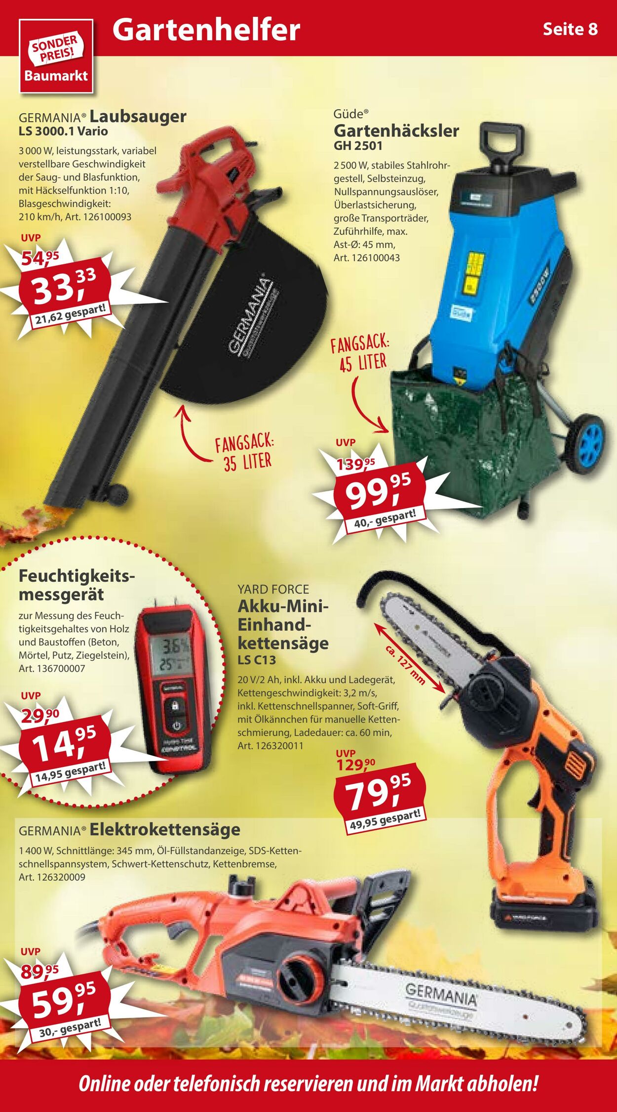 Prospekt Sonderpreis Baumarkt 01.10.2022 - 07.10.2022