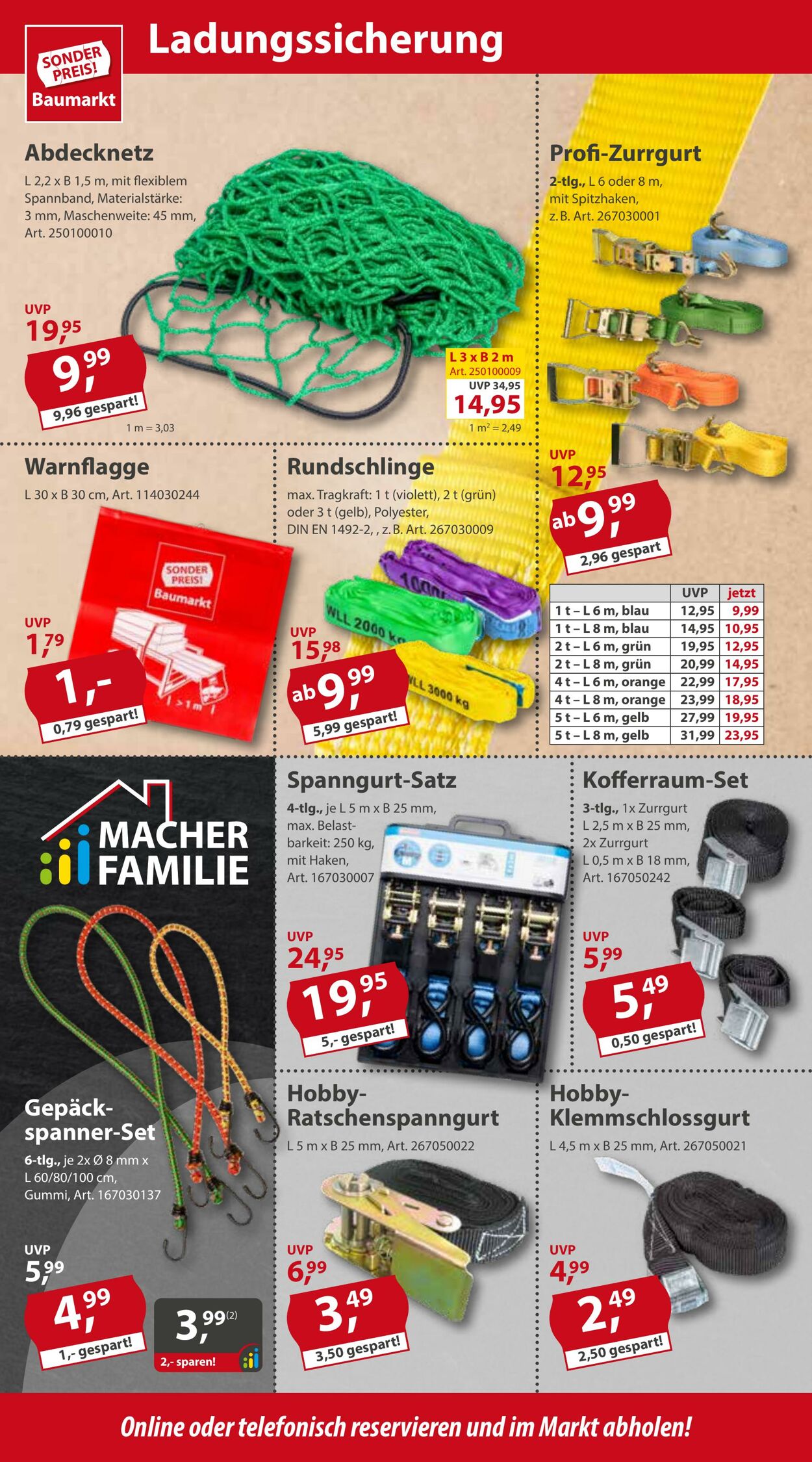 Prospekt Sonderpreis Baumarkt 01.04.2023 - 07.04.2023