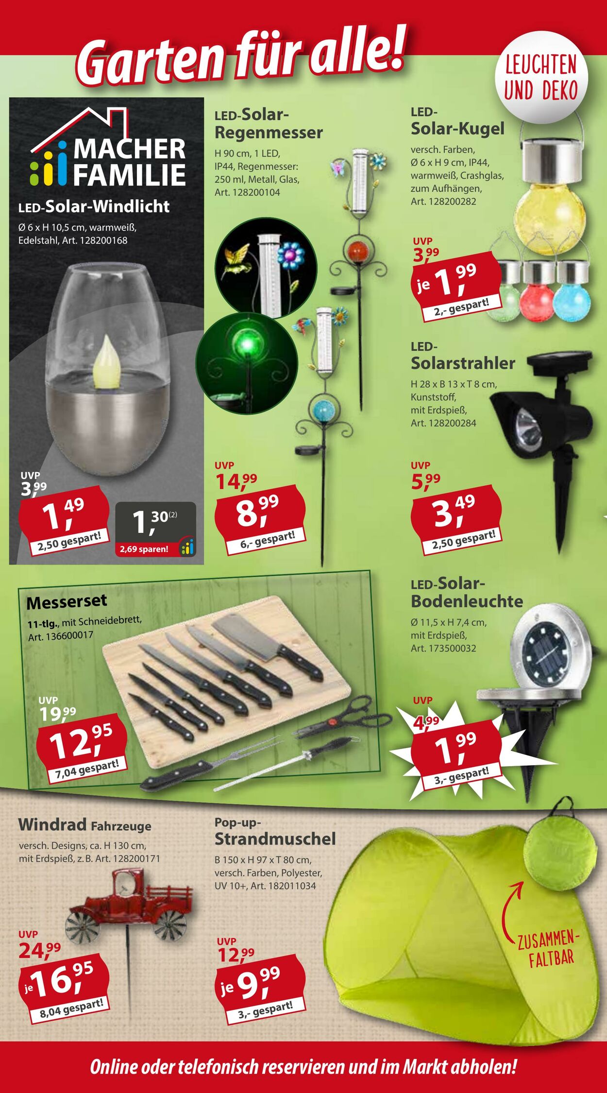 Prospekt Sonderpreis Baumarkt 01.04.2023 - 07.04.2023