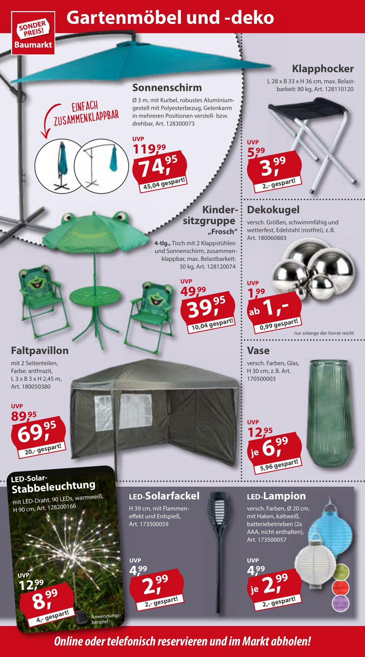 Prospekt Sonderpreis Baumarkt 17.06.2023 - 23.06.2023