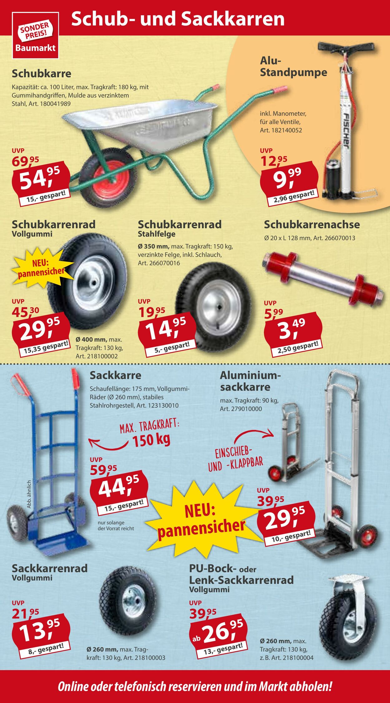 Prospekt Sonderpreis Baumarkt 22.07.2023 - 28.07.2023