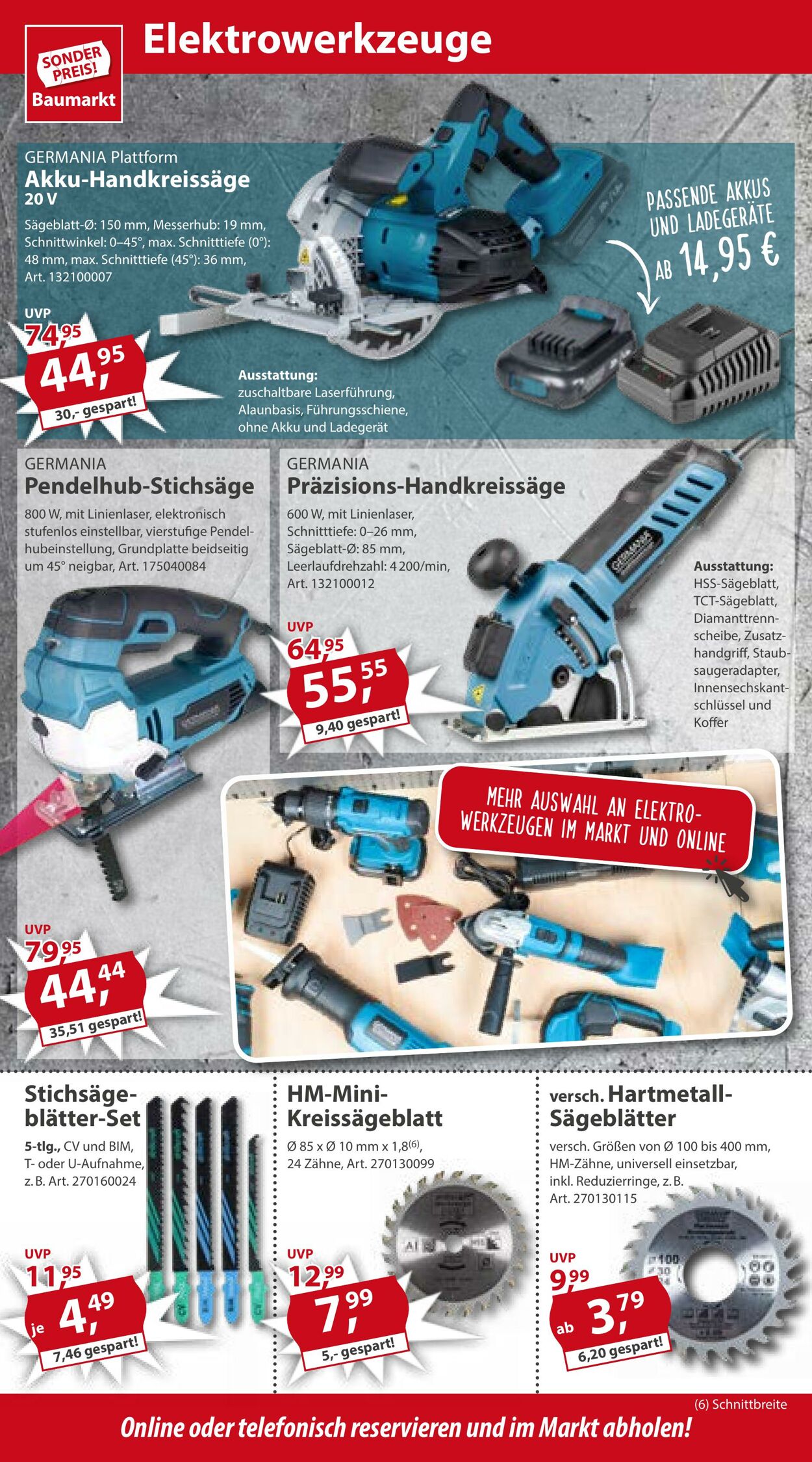 Prospekt Sonderpreis Baumarkt 19.08.2023 - 25.08.2023