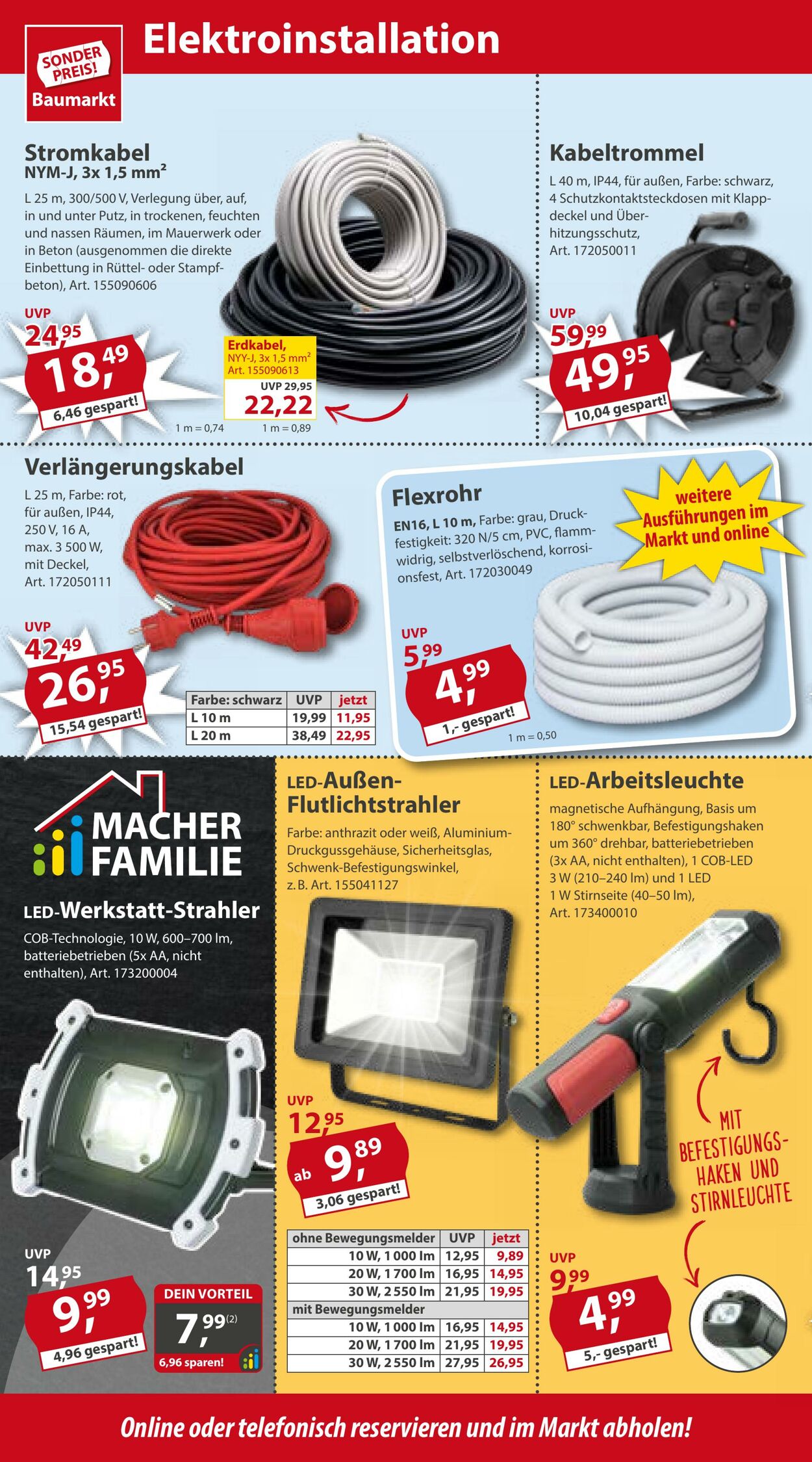 Prospekt Sonderpreis Baumarkt 19.08.2023 - 25.08.2023