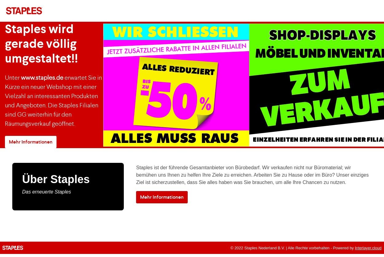 Prospekt Staples - Staples 30 Mai, 2022 - 31 Dez, 2022