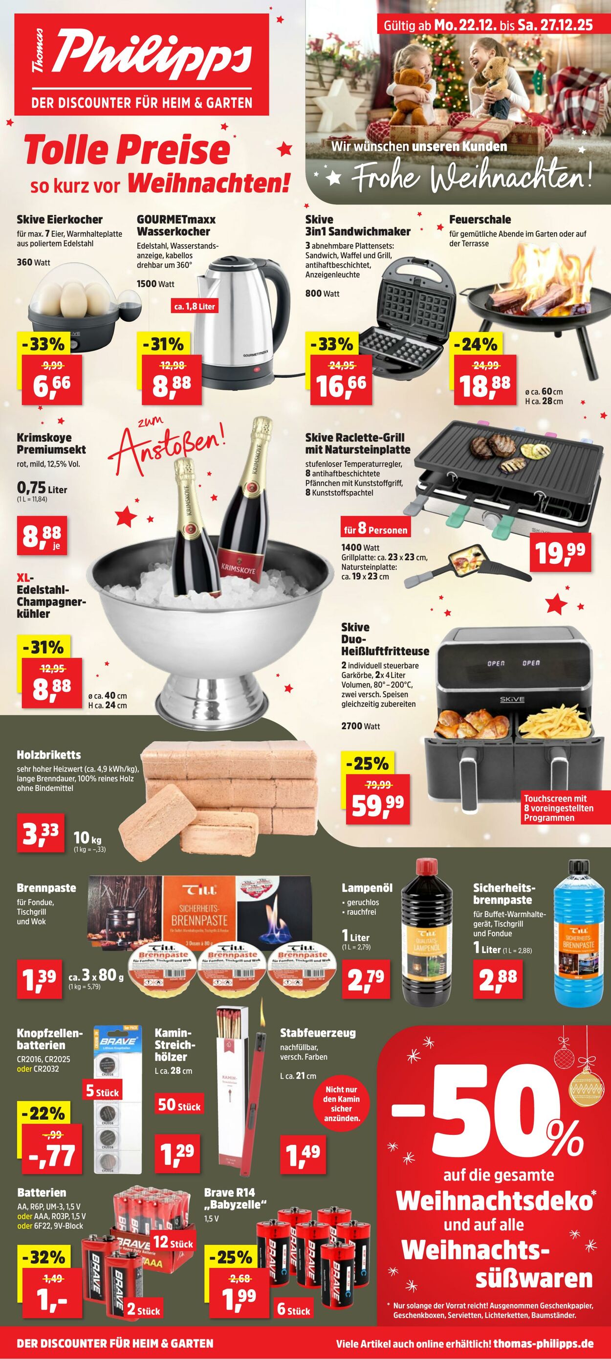 Prospekt Thomas Philipps - Aktuelle Angebote ab 22.12.2025 22 Dez, 2025 - 27 Dez, 2025