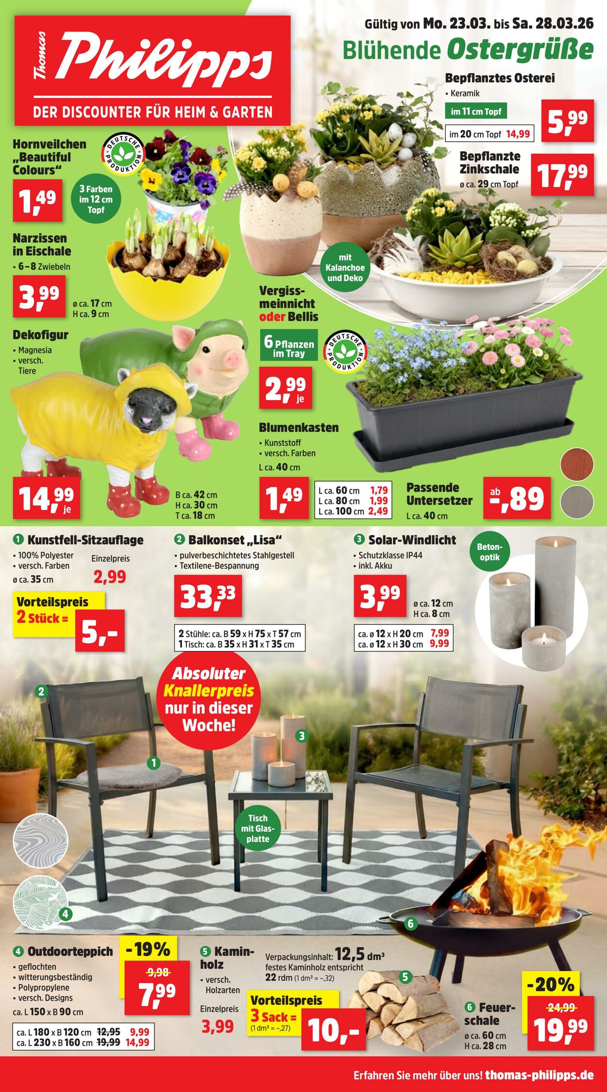 Prospekt Thomas Philipps - Aktuelle Angebote ab 23.03.2026 23 Mär, 2026 - 28 Mär, 2026