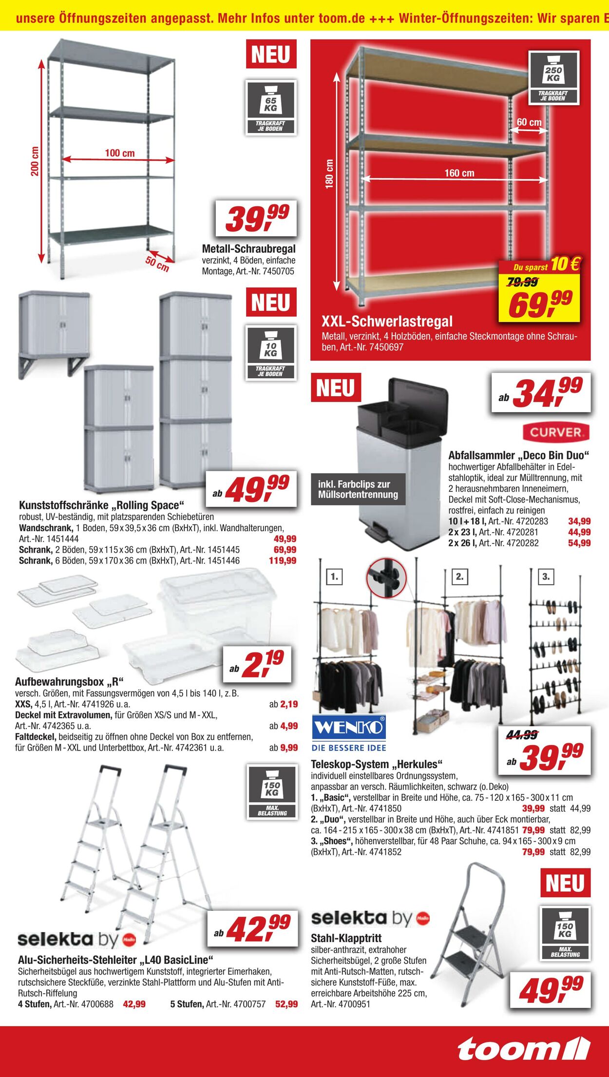 Prospekt Toom Baumarkt 21.01.2023 - 27.01.2023