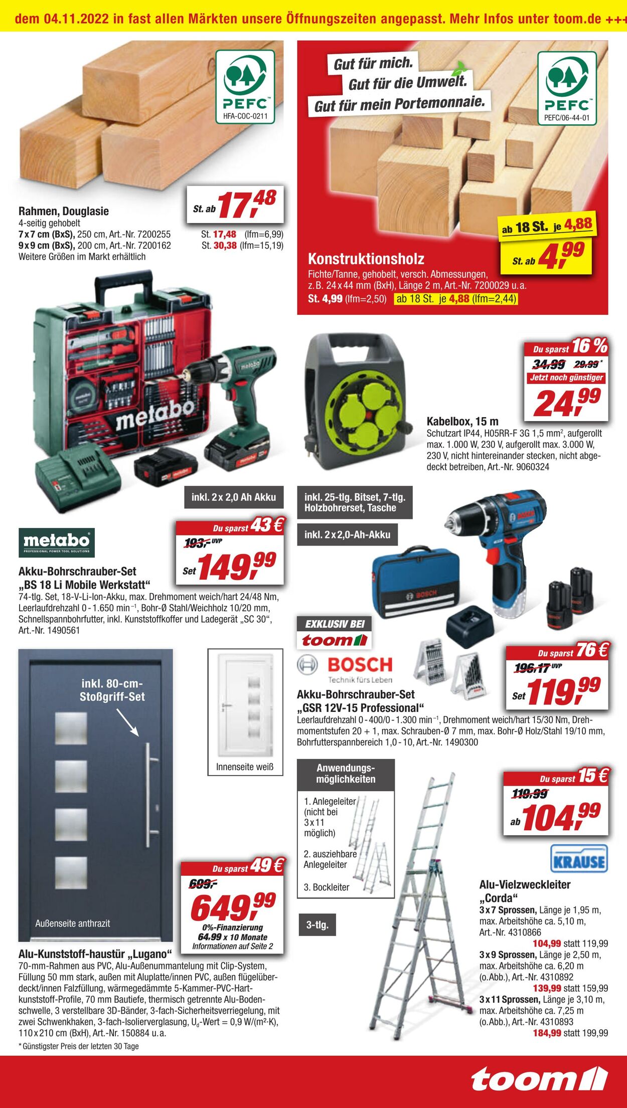 Prospekt Toom Baumarkt 07.01.2023 - 13.01.2023